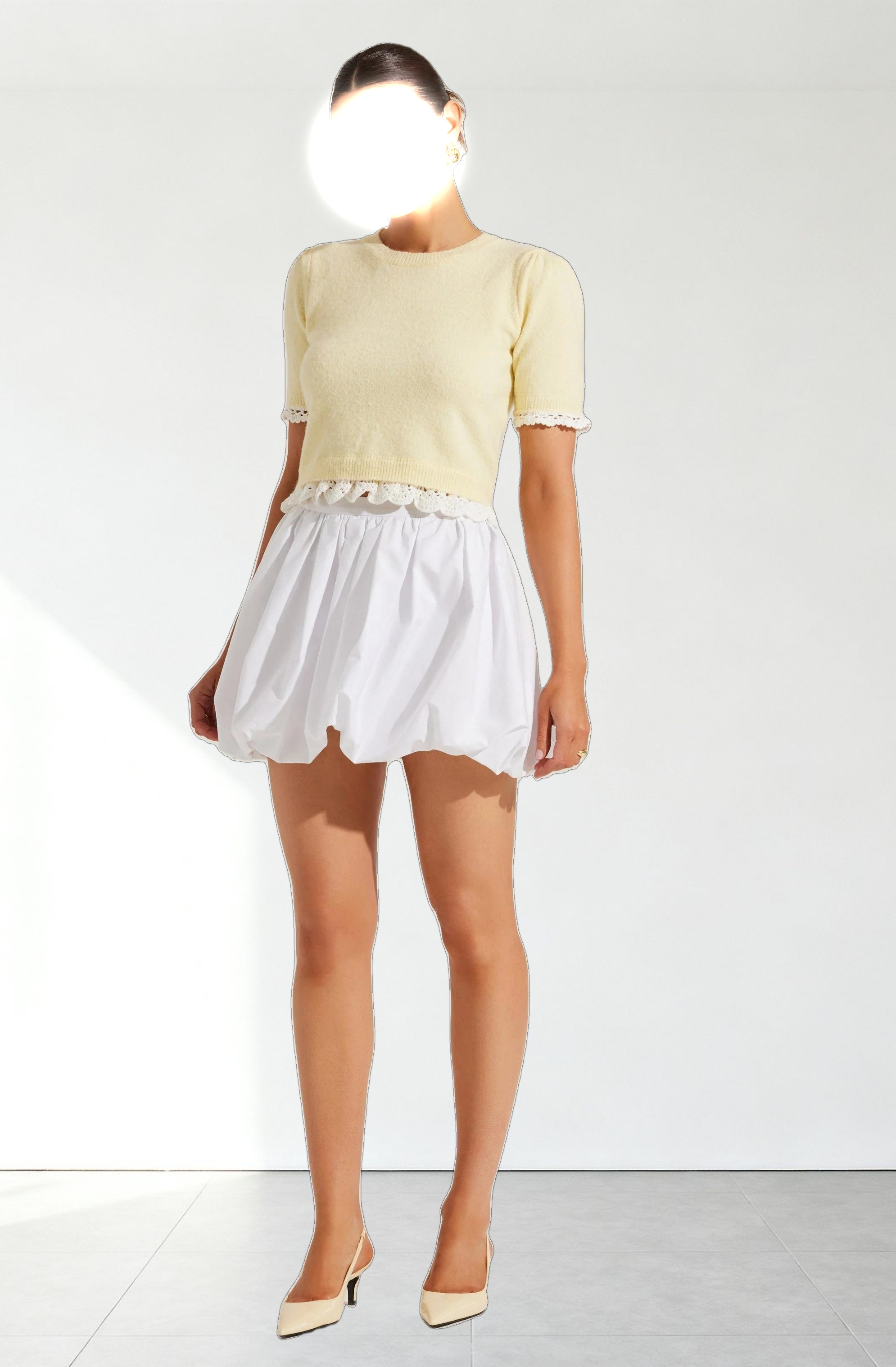 Libi Bubble Mini Skirt