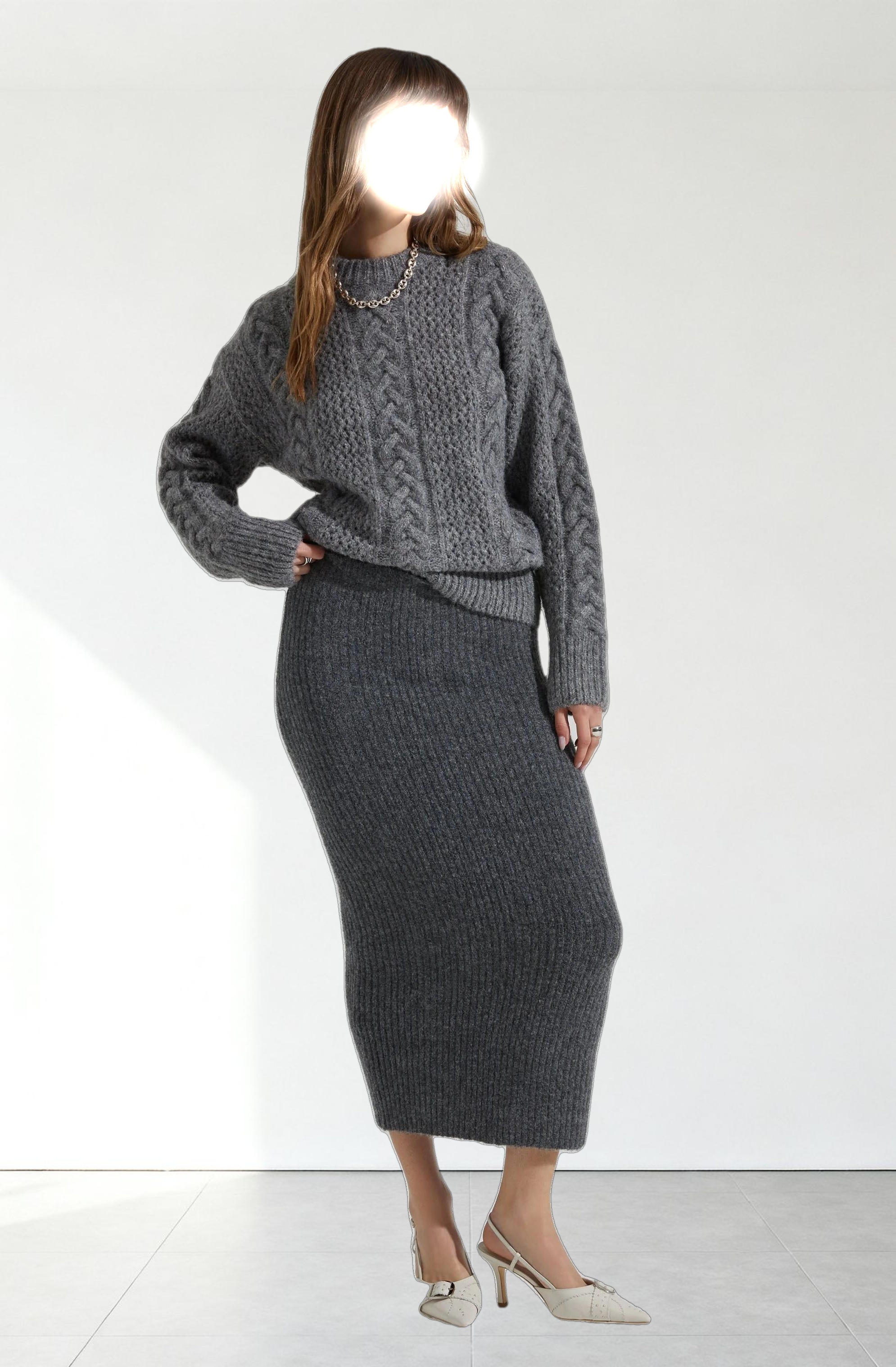 Lisbeth Cable Knit Sweater