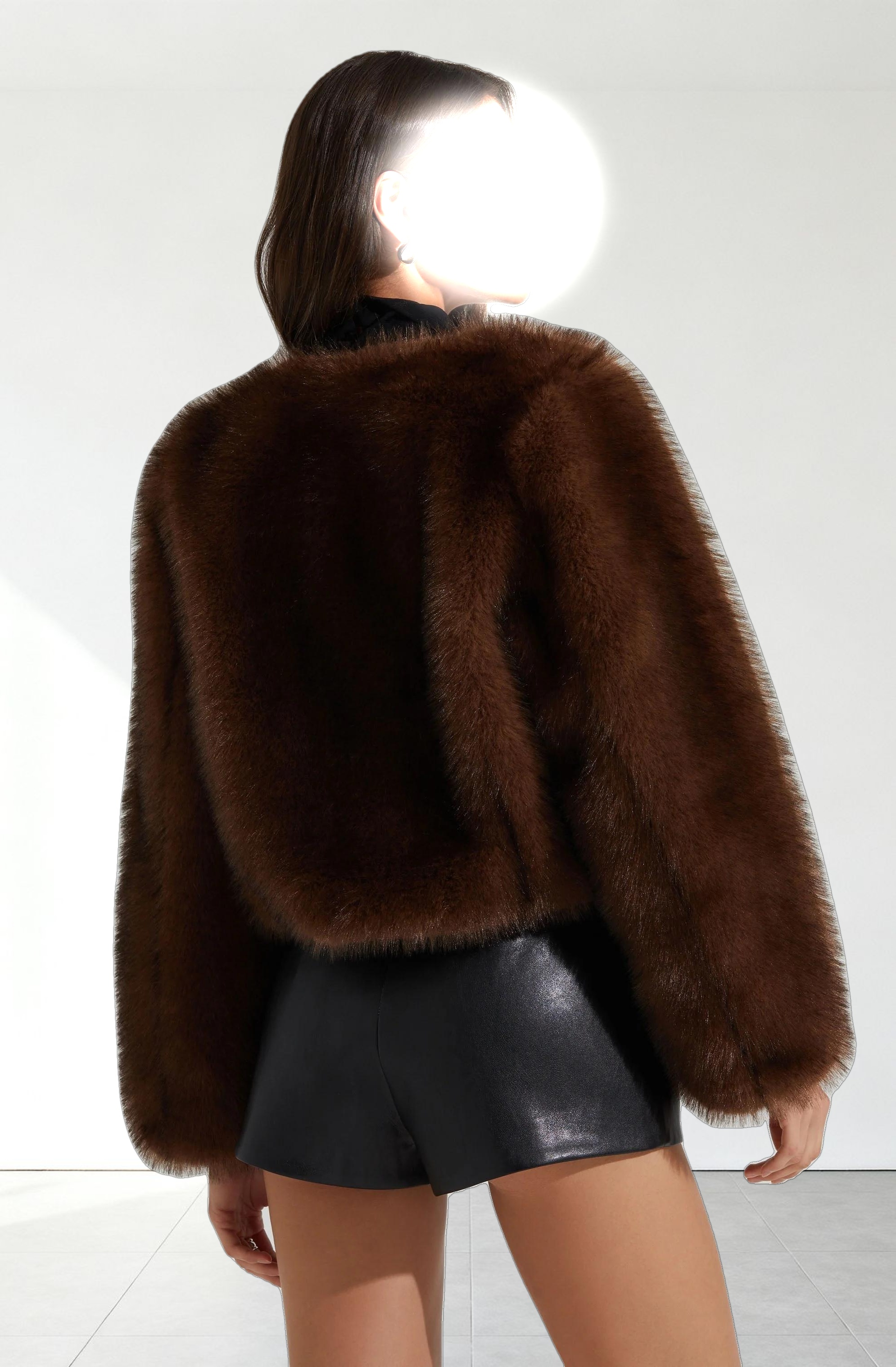 Doxey Faux Fur Cropped Jacket