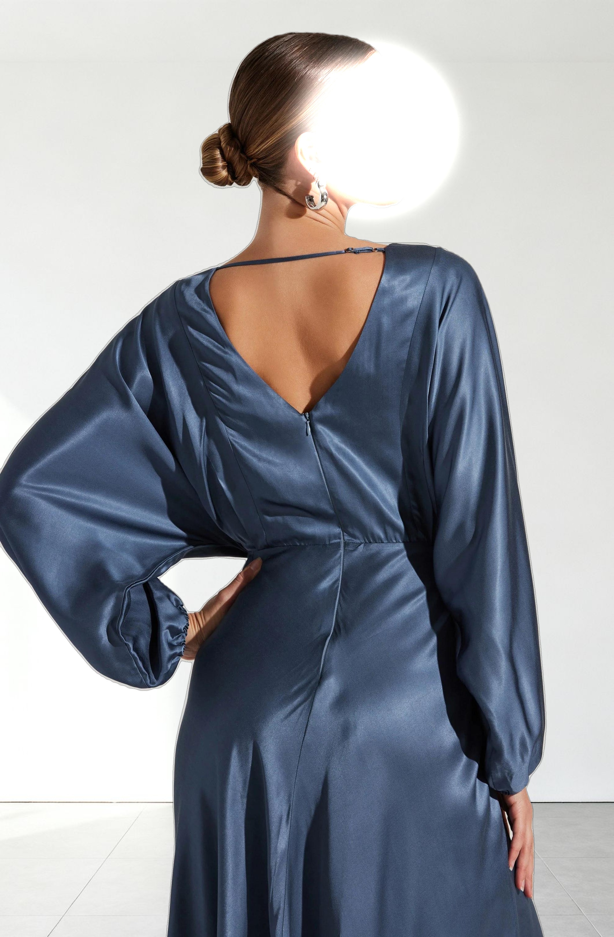 Kimiko V-Neck Midi Dress