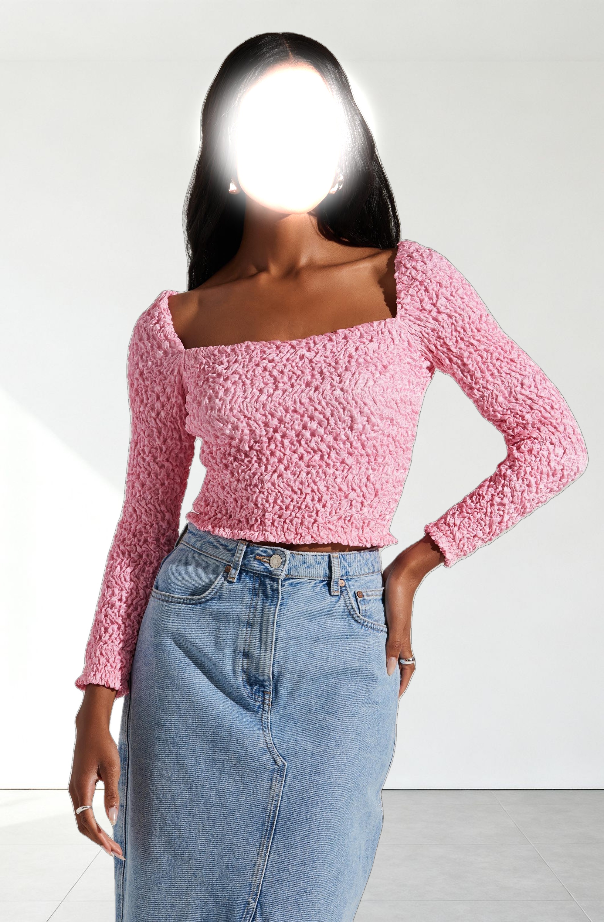 Sorrel Cropped Long Sleeve Top
