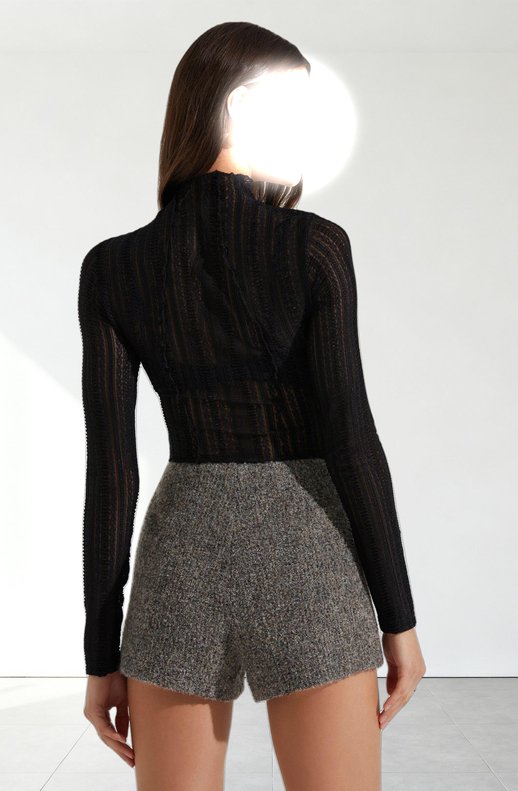 Colleen Lace Mock Neck Top