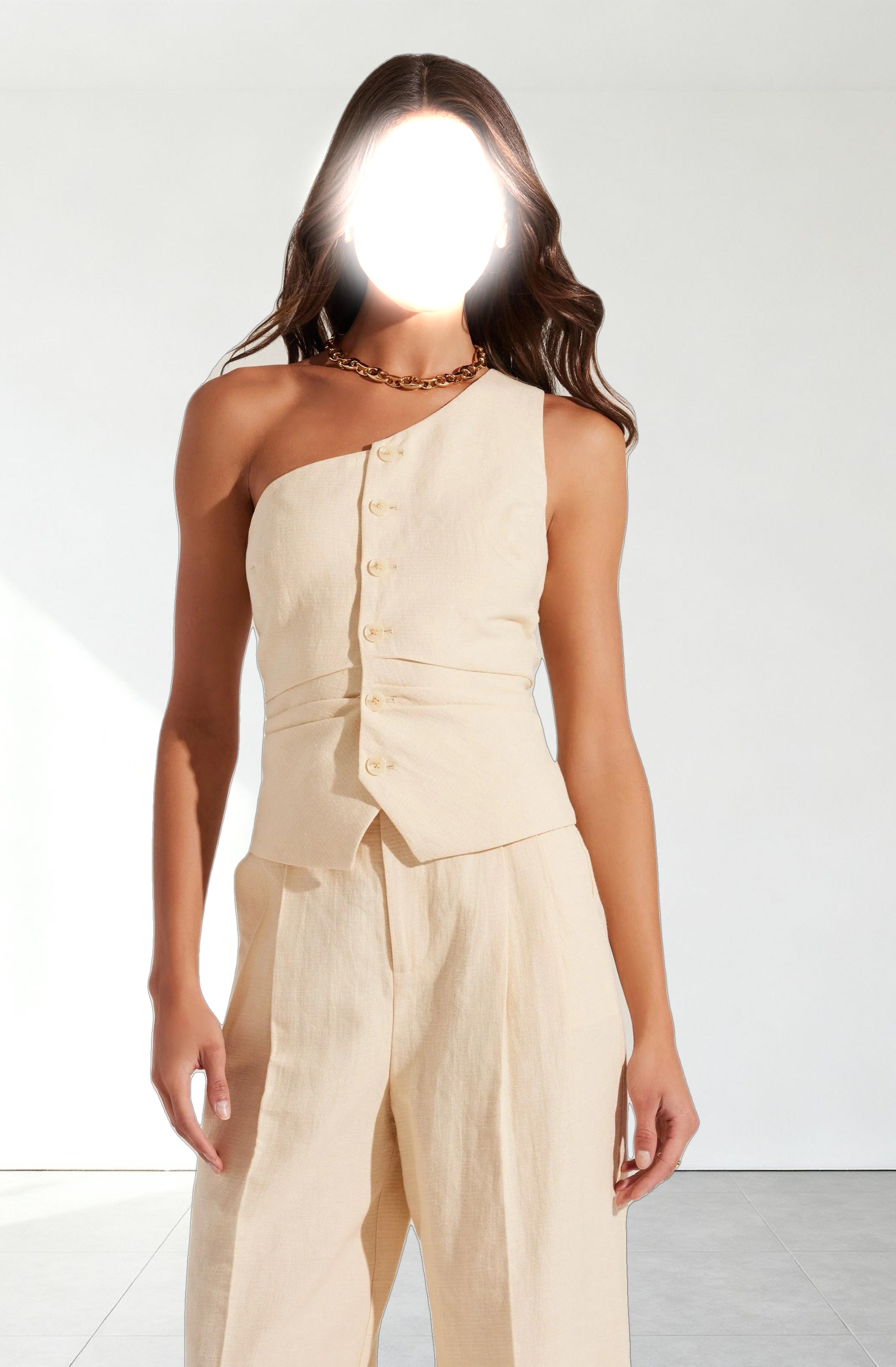 Bryony One Shoulder Vest