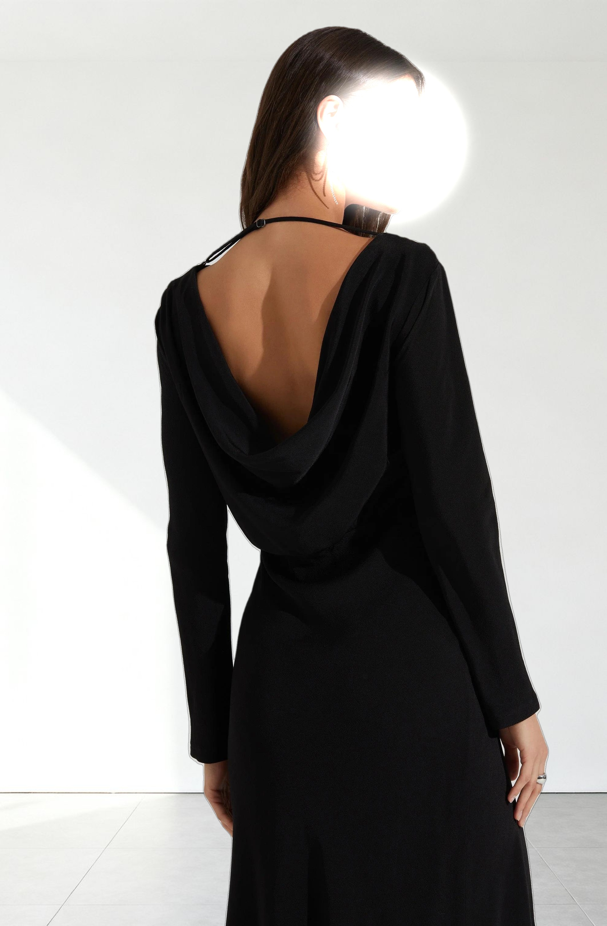 Decima Cowl Neck Maxi Dress