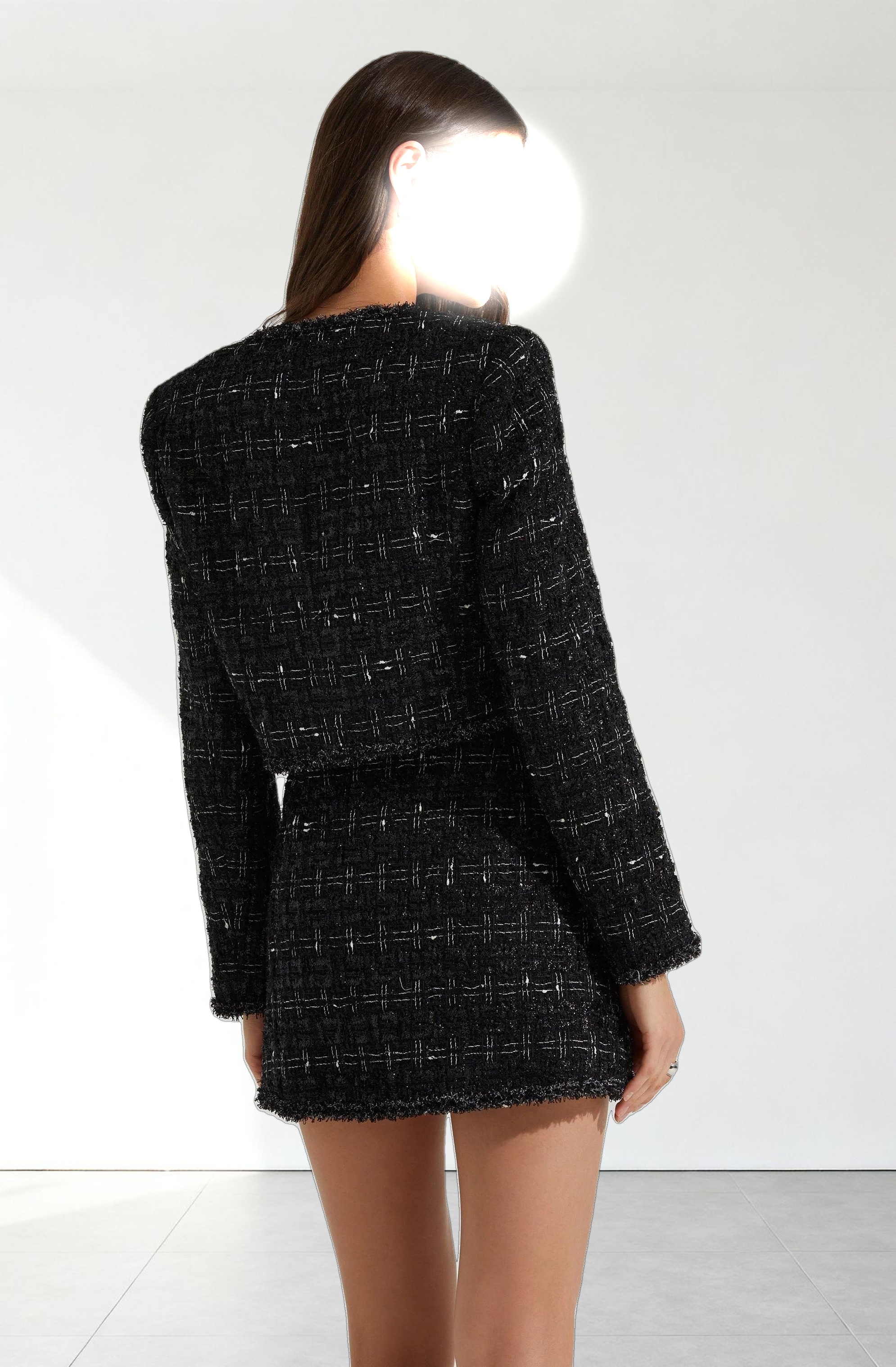 Milena Boxy Tweed Jacket