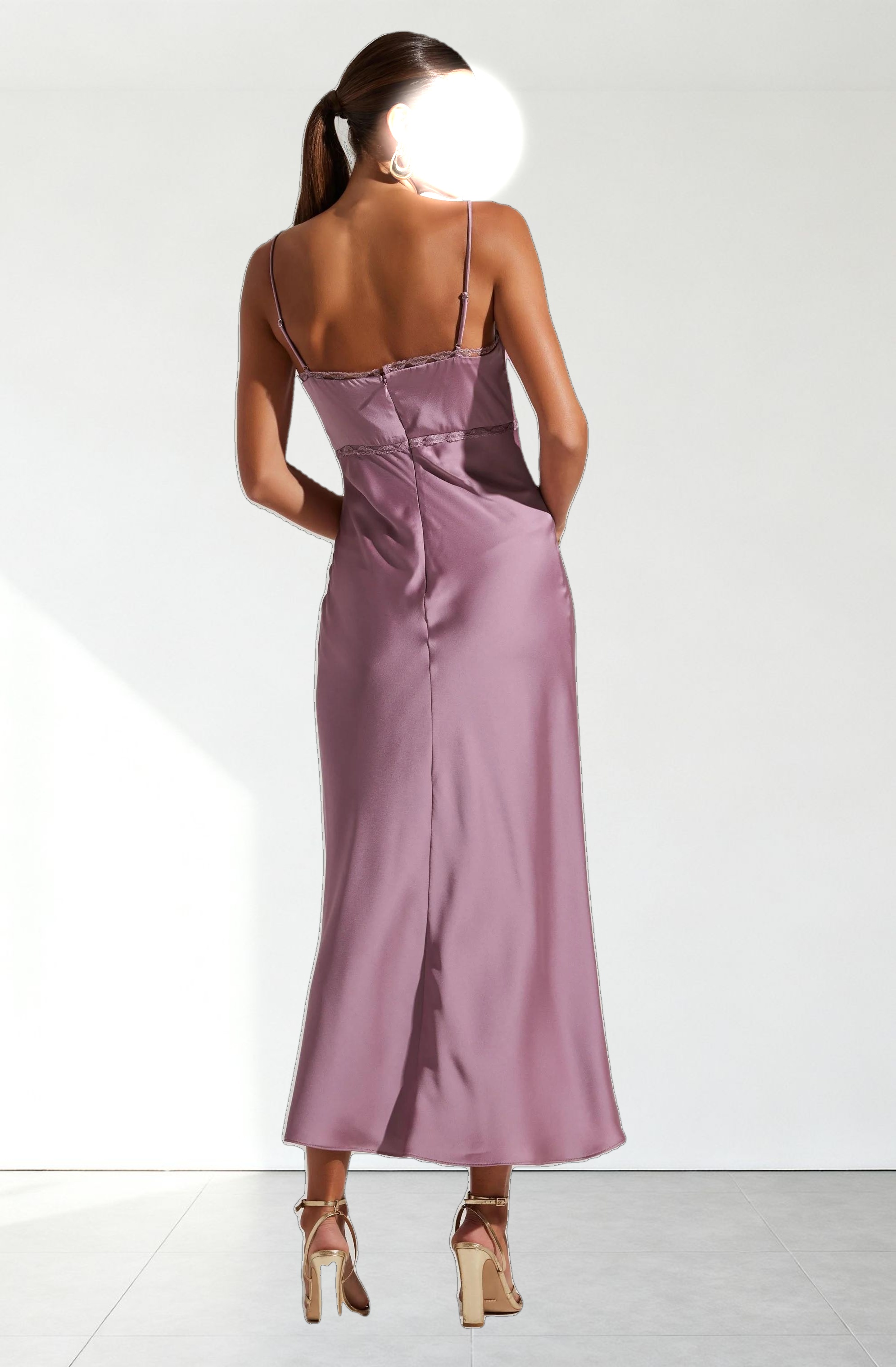 Florianne Satin Maxi Dress