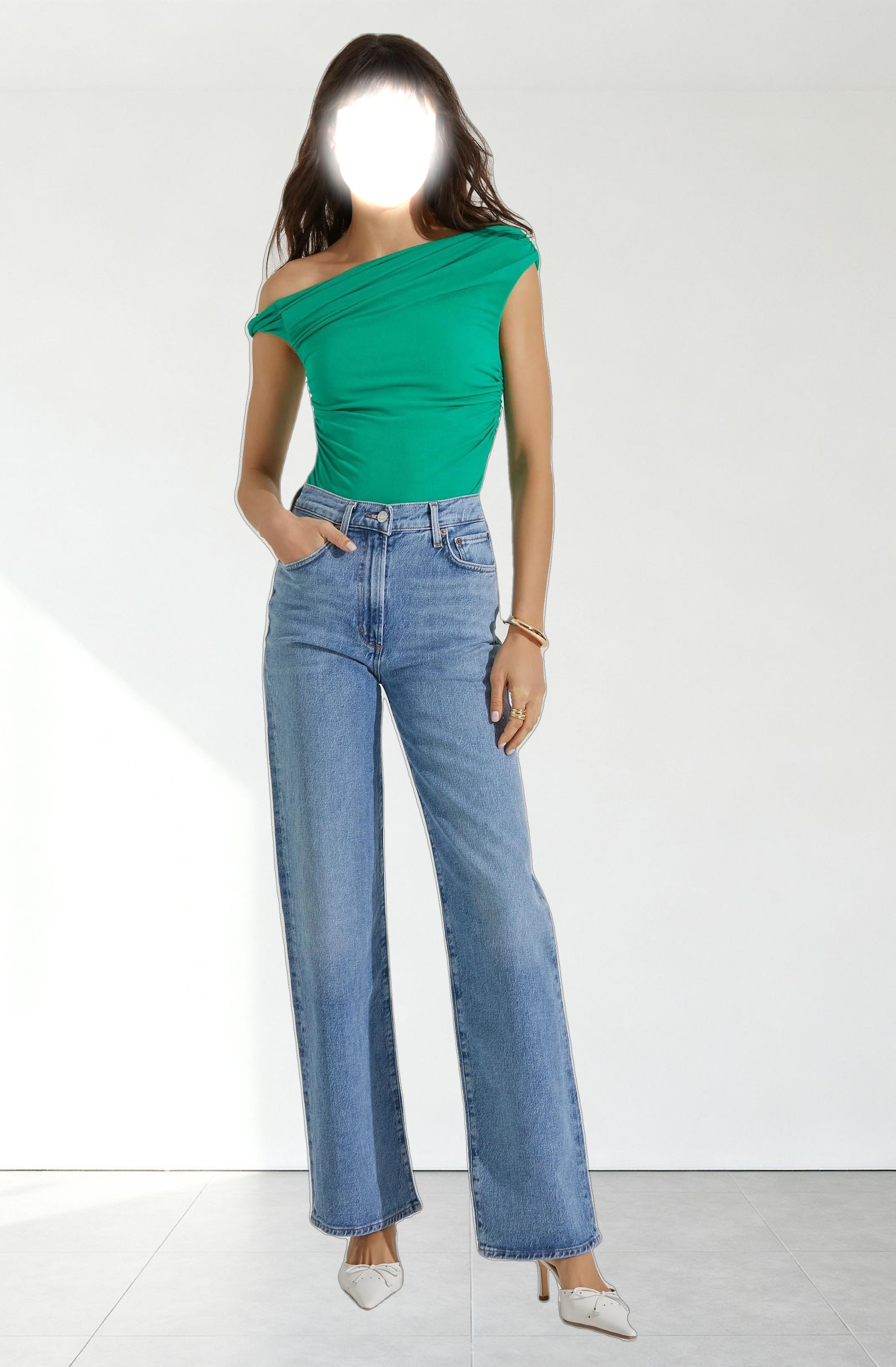 Fiora Asymmetrical Bodysuit