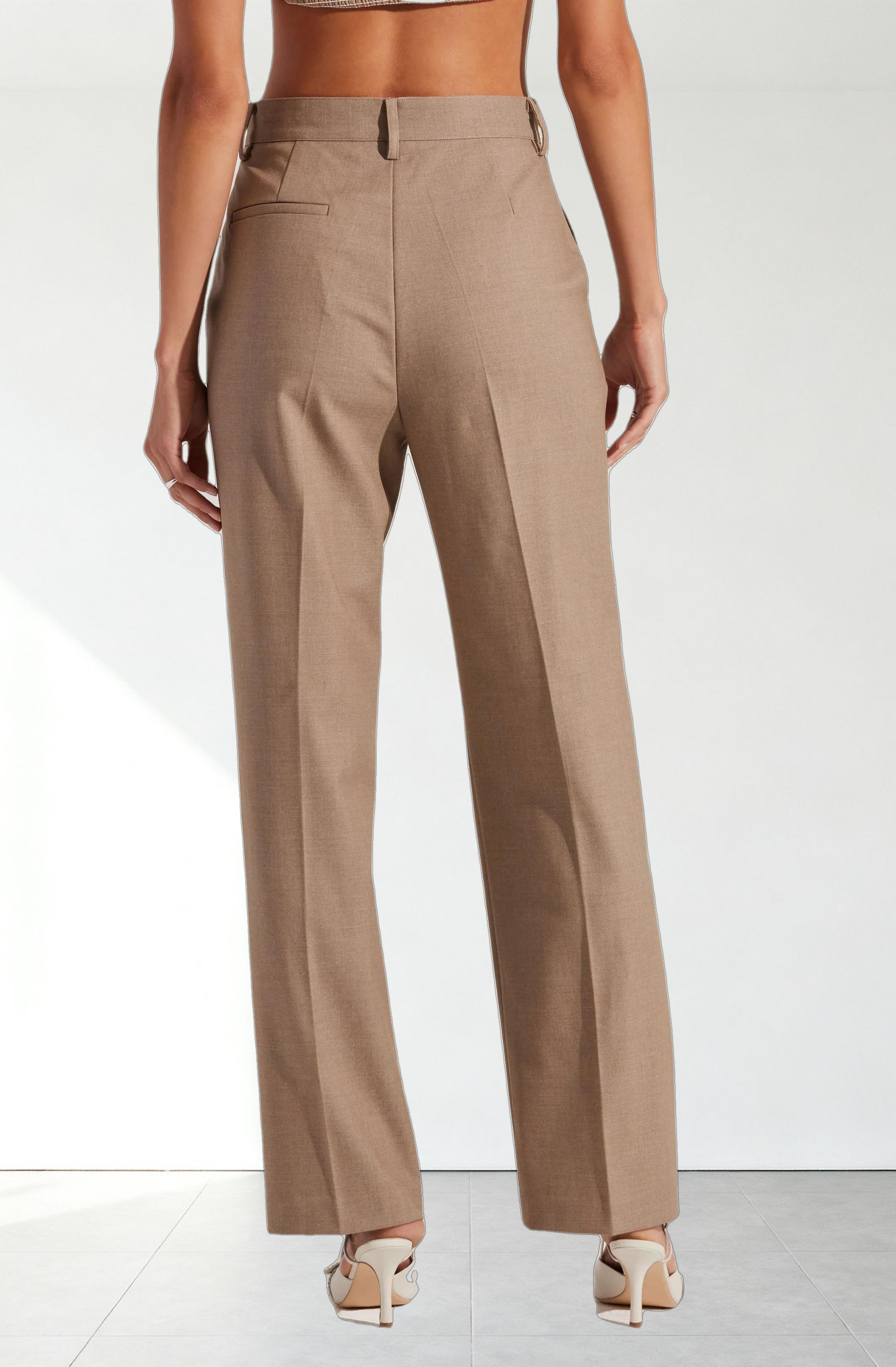 Brooks Pleated Tailored Pants