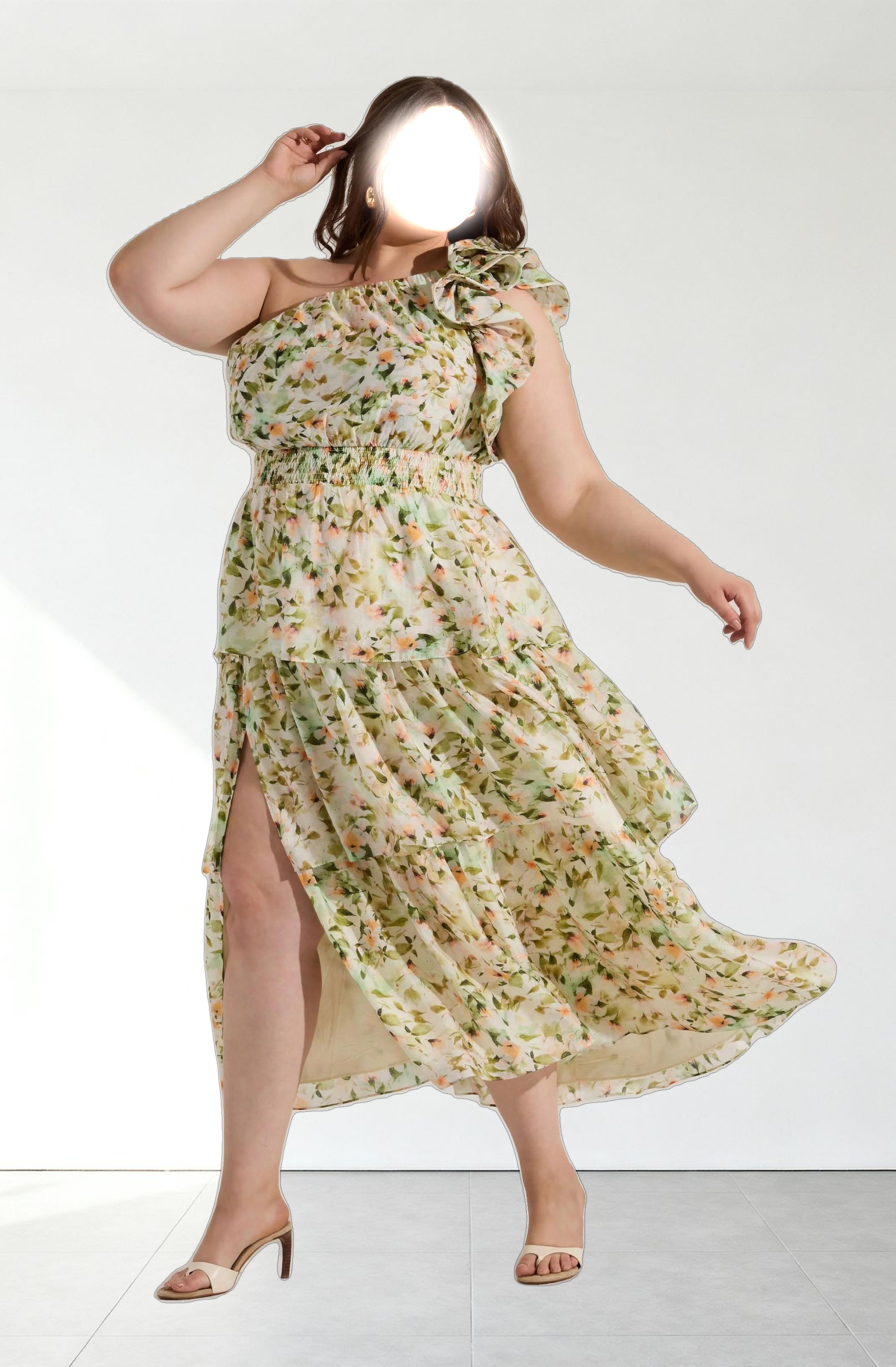 Imelda One Shoulder Maxi Dress