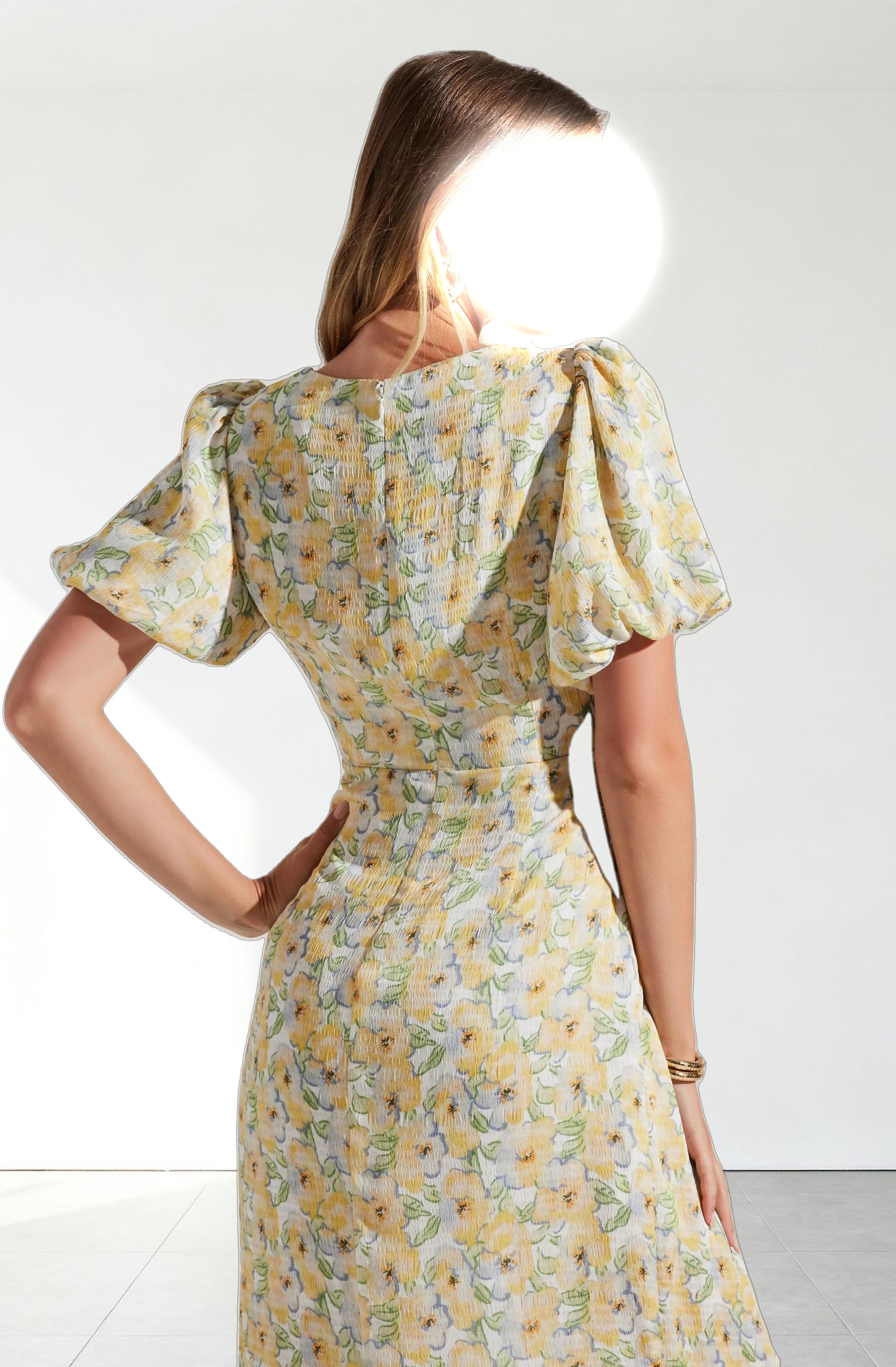 Modena Floral Midi Dress