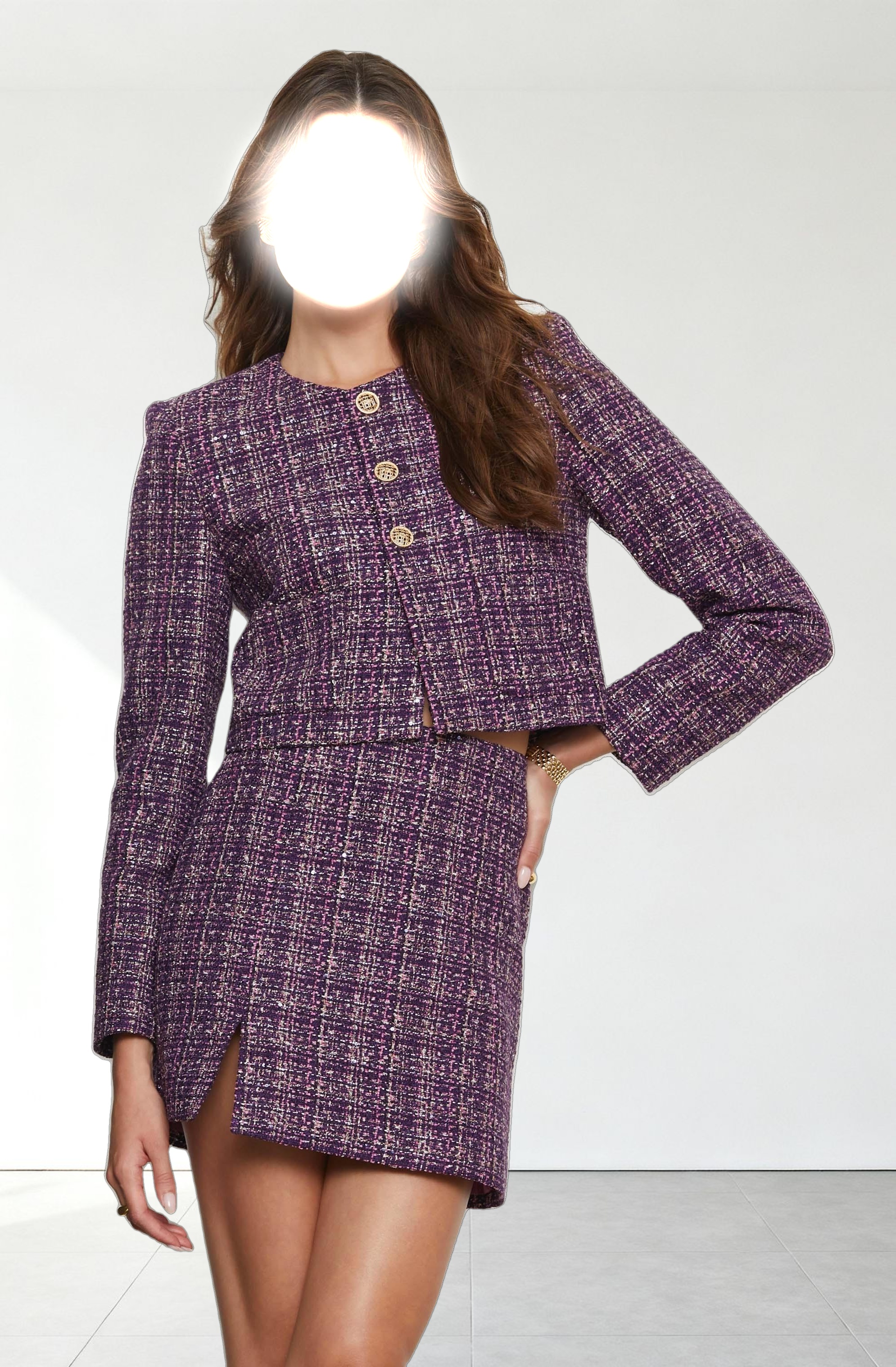 Lyssa Tweed Cropped Jacket