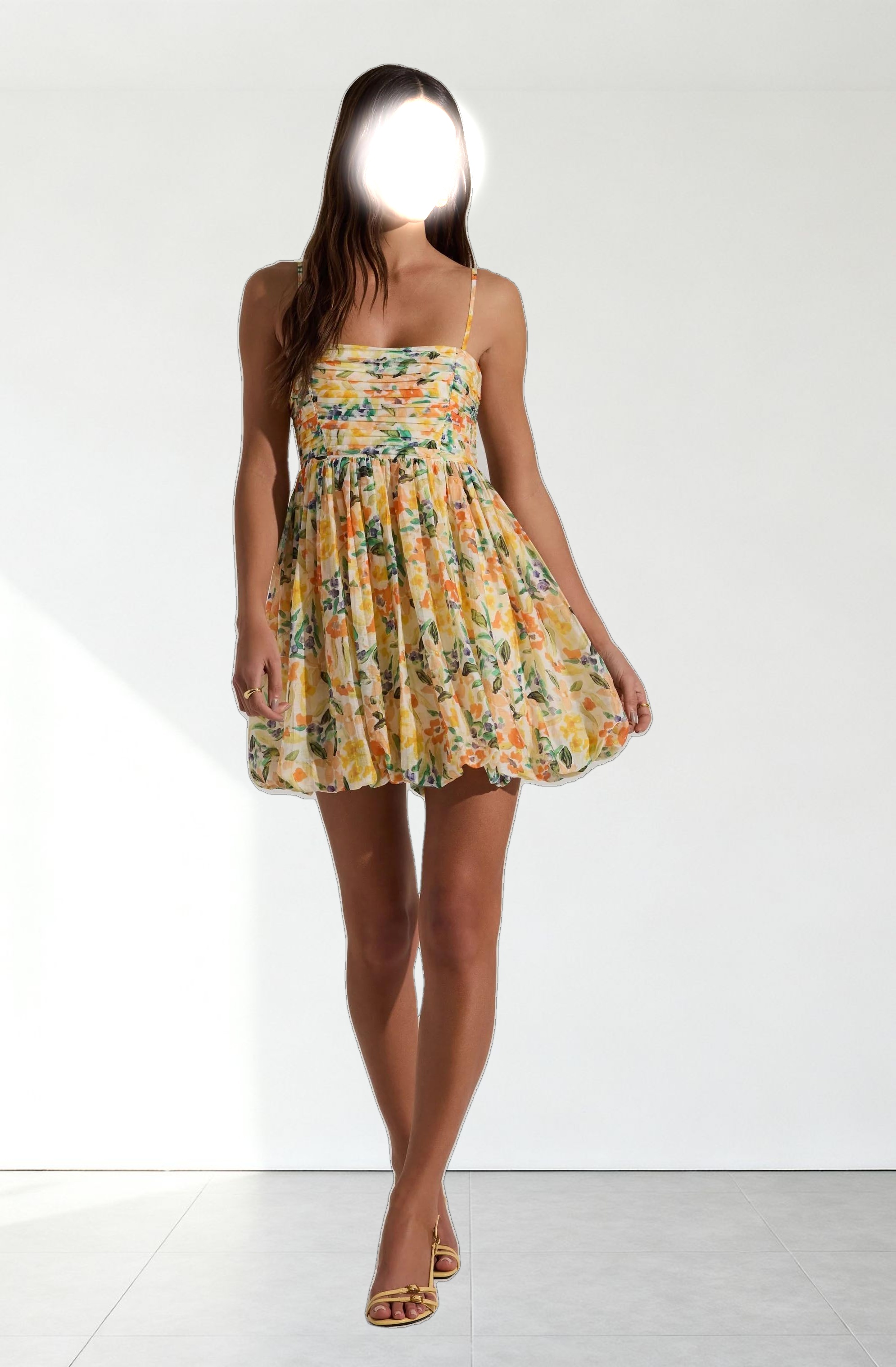 Bubble Floral Mini Dress