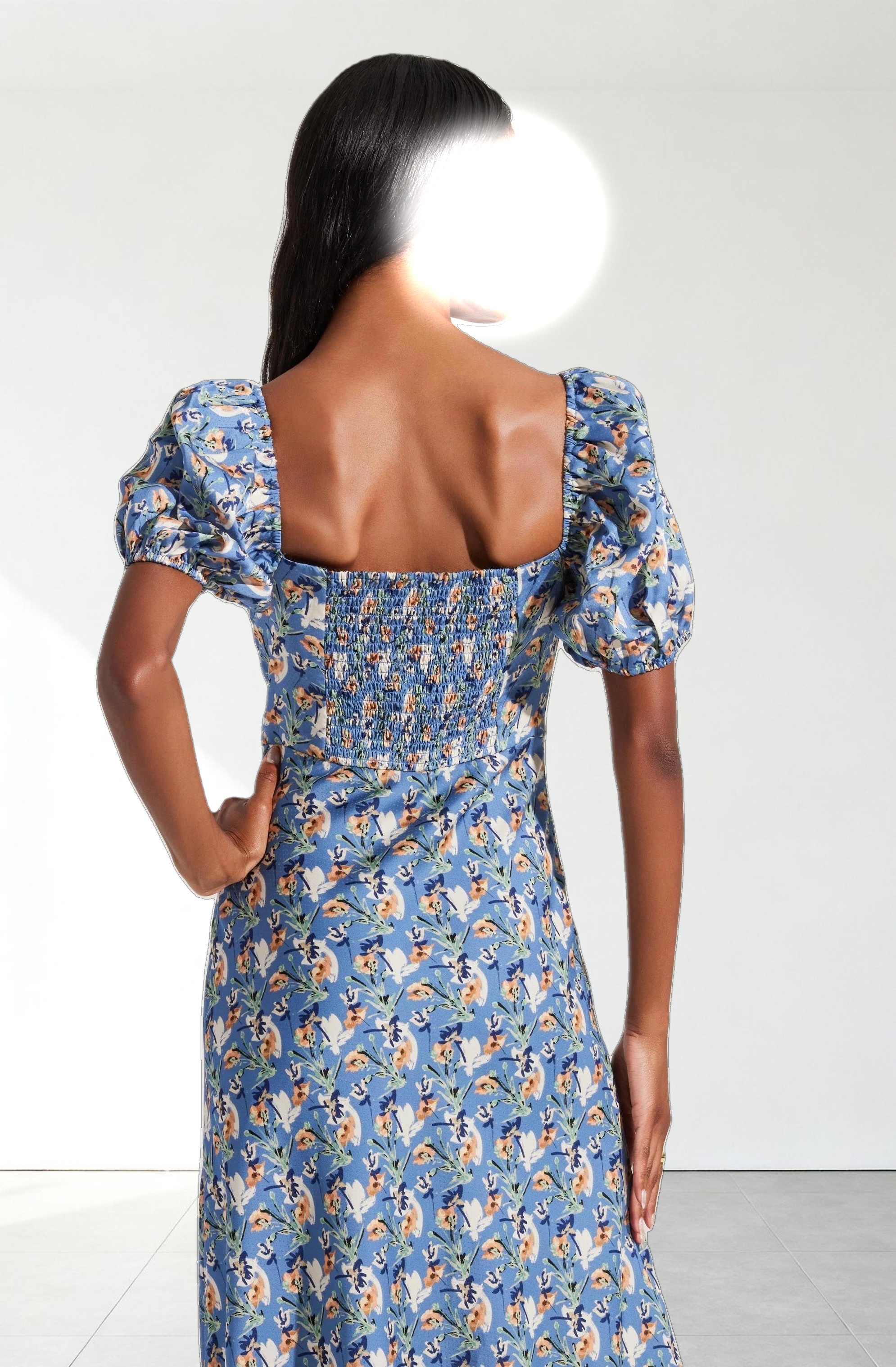 Sylvie Floral Bustier Maxi Dress