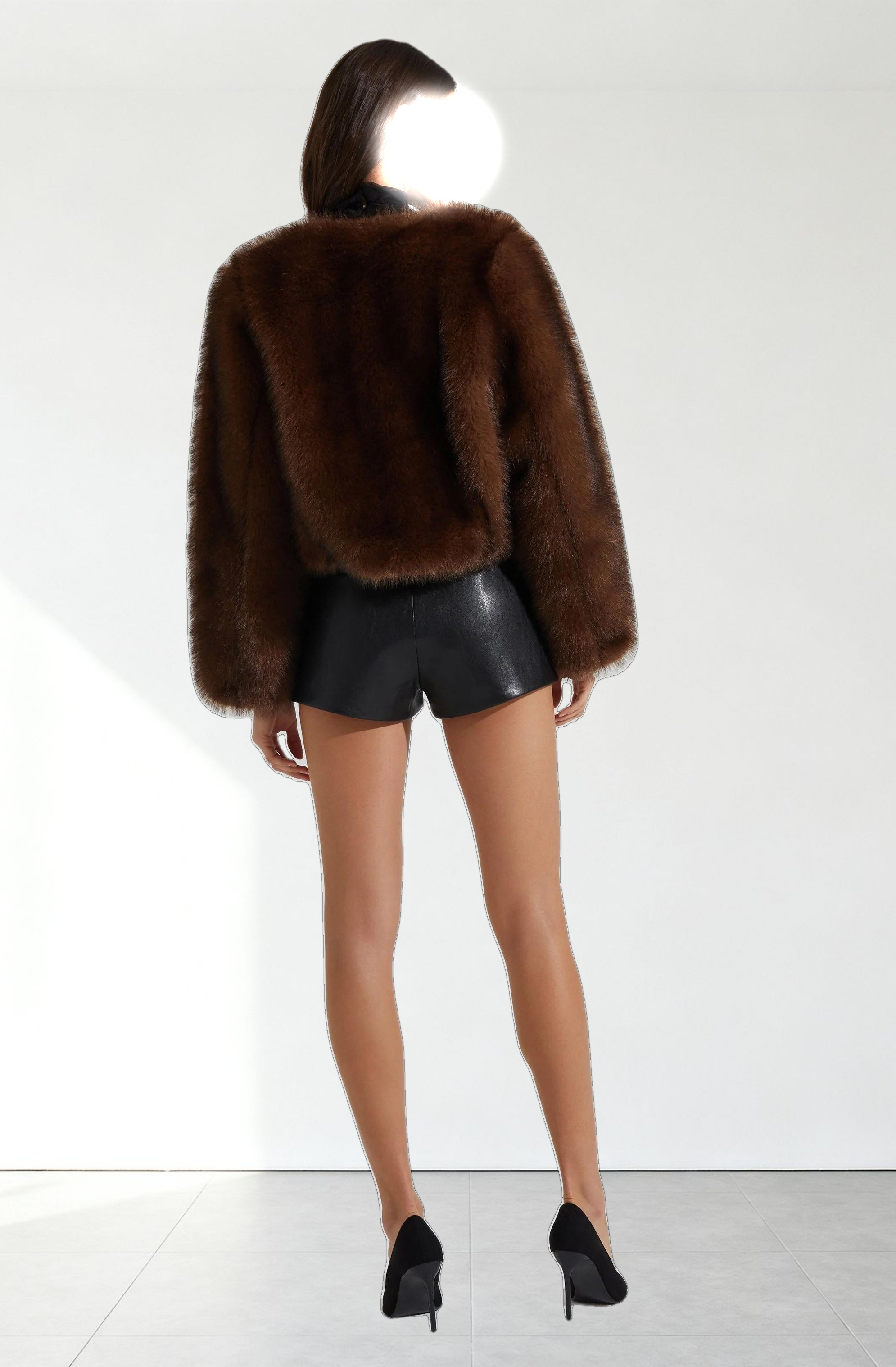 Doxey Faux Fur Cropped Jacket
