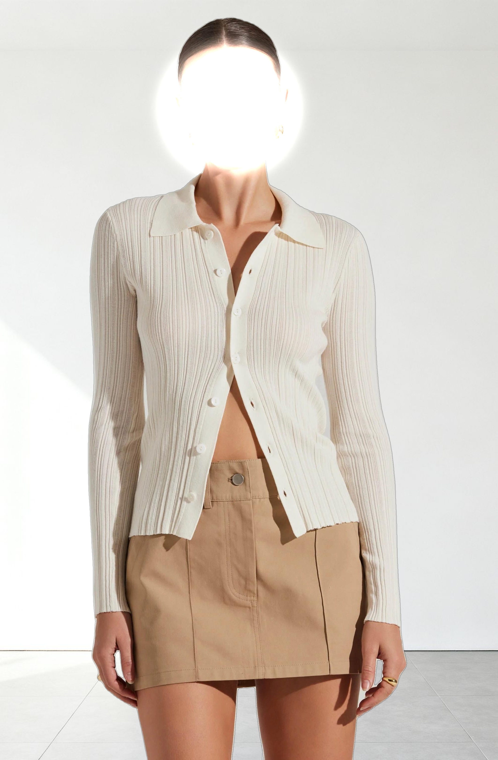 Eliot Collared Button-Up Sweater