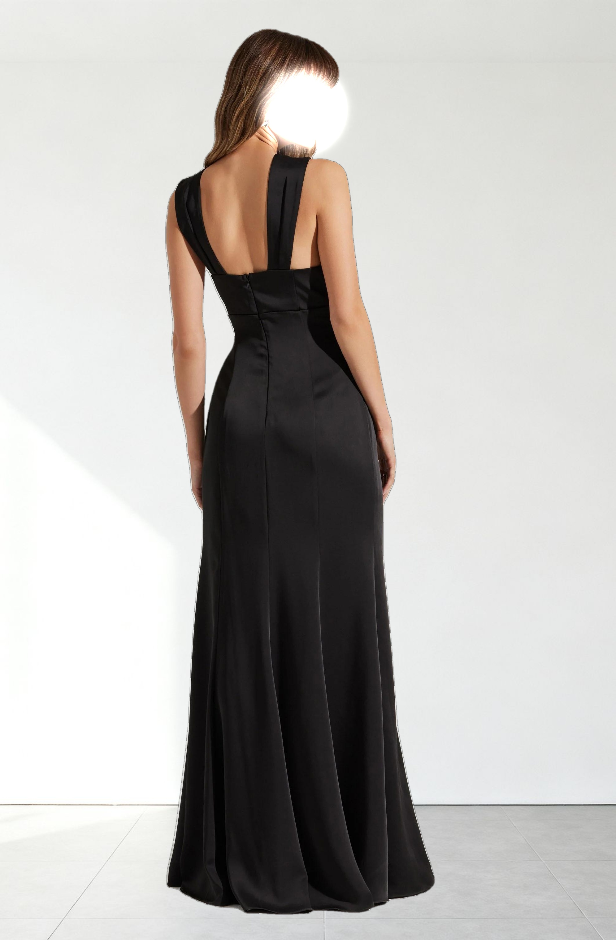 Georgiana Halter Neck Maxi Dress