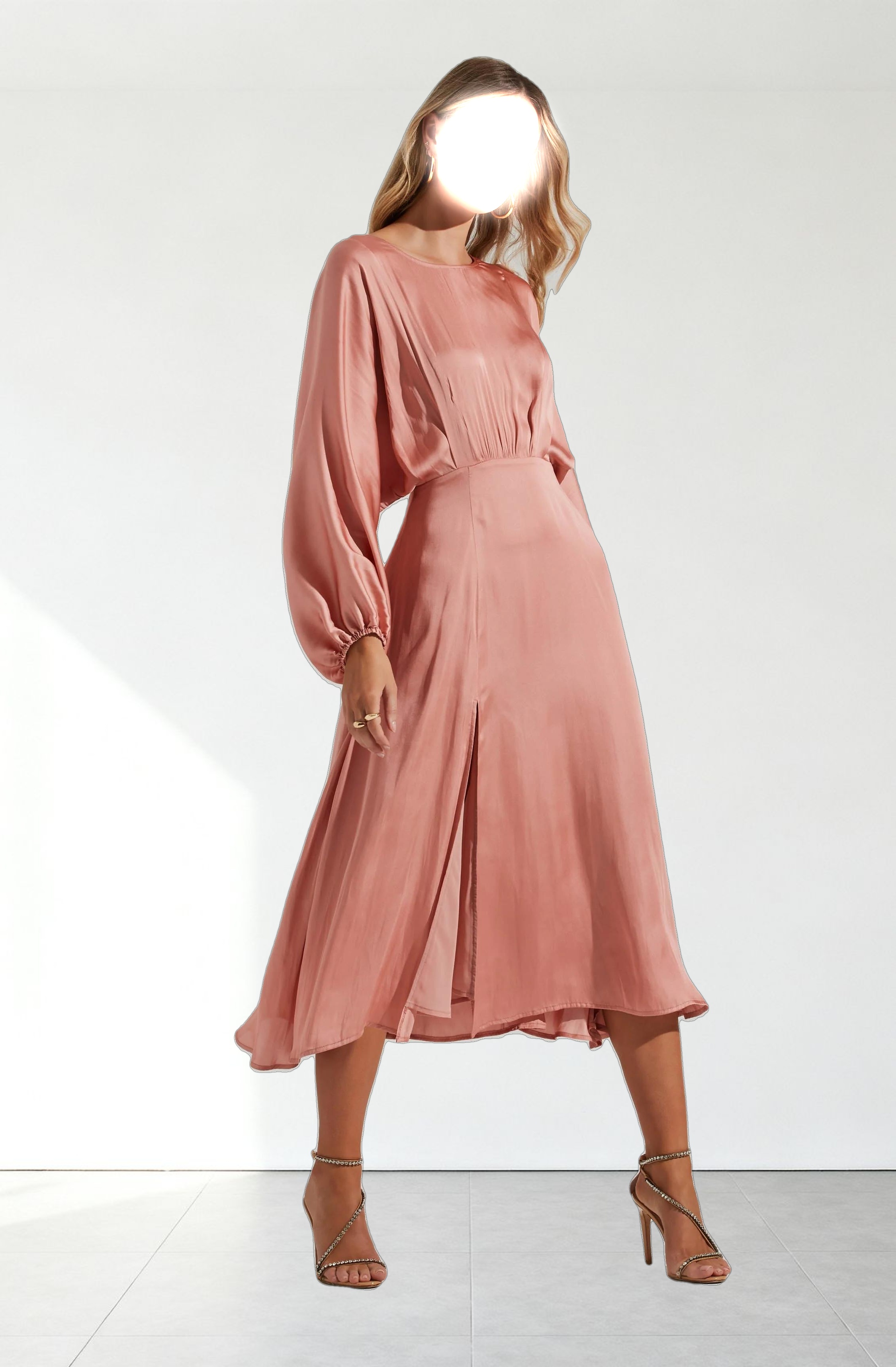 Marin Dolman Sleeve Midi Dress