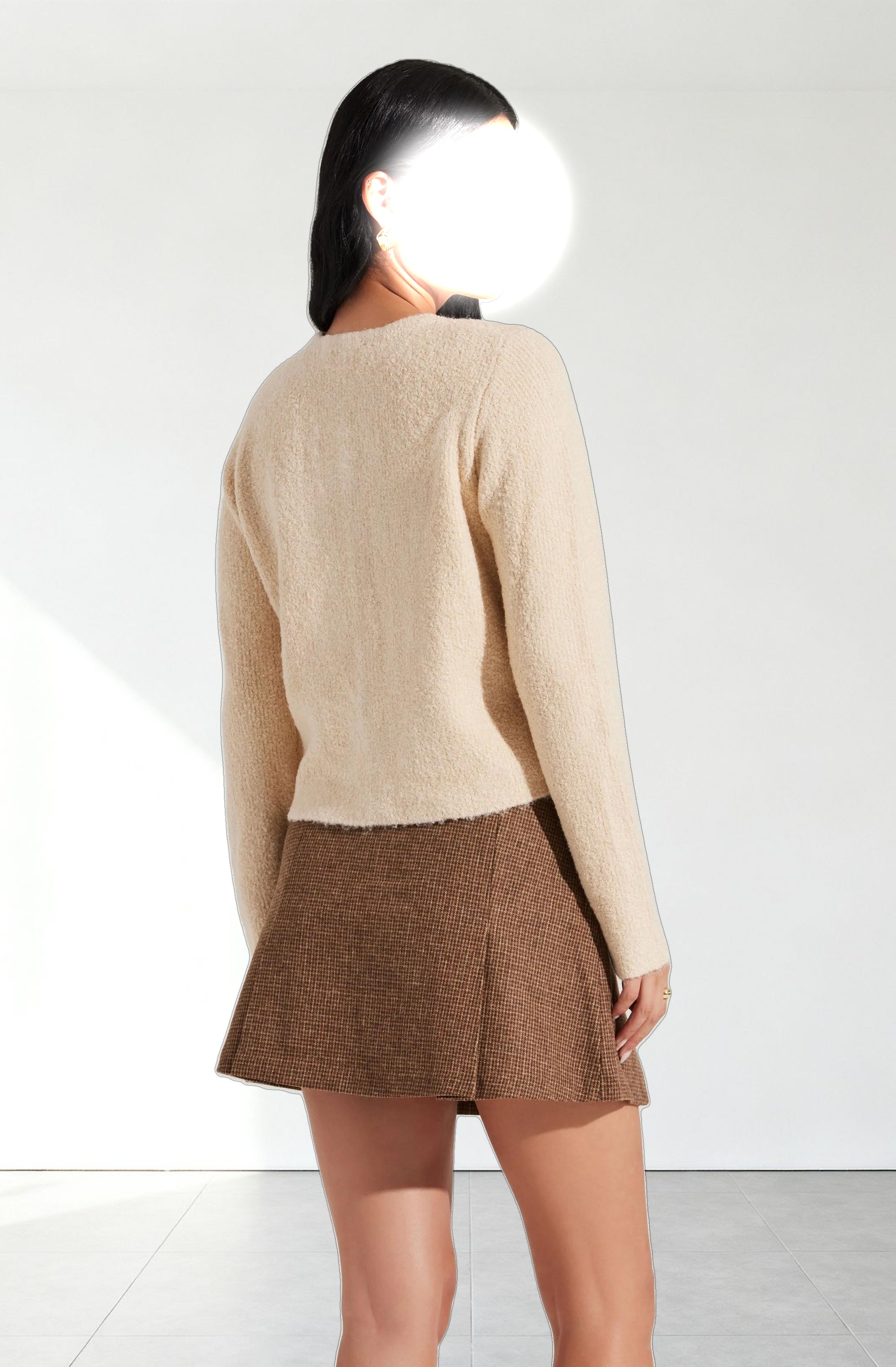 Teddy Cardigan Sweater