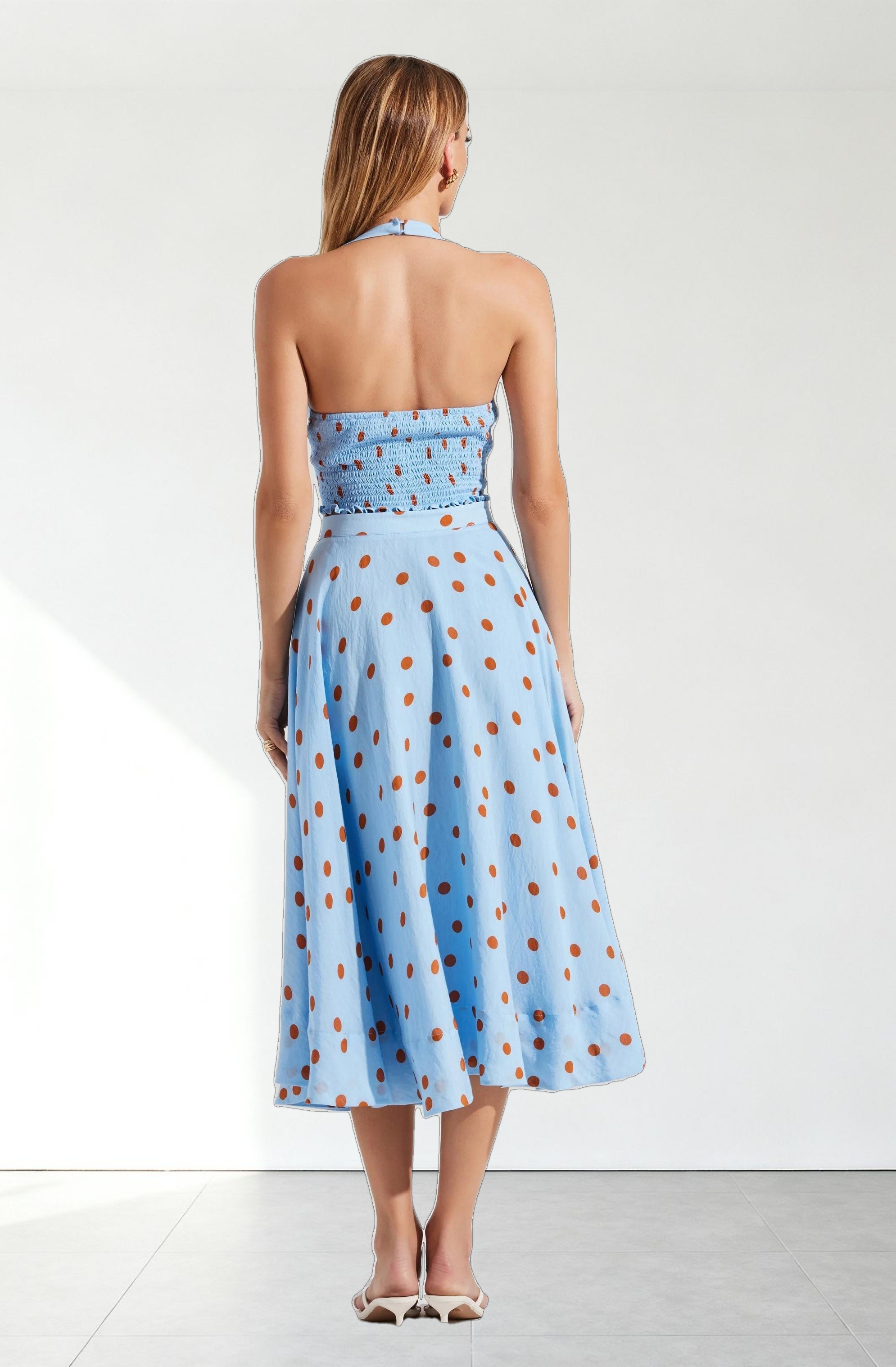 Janie Polka Dot Halter Top