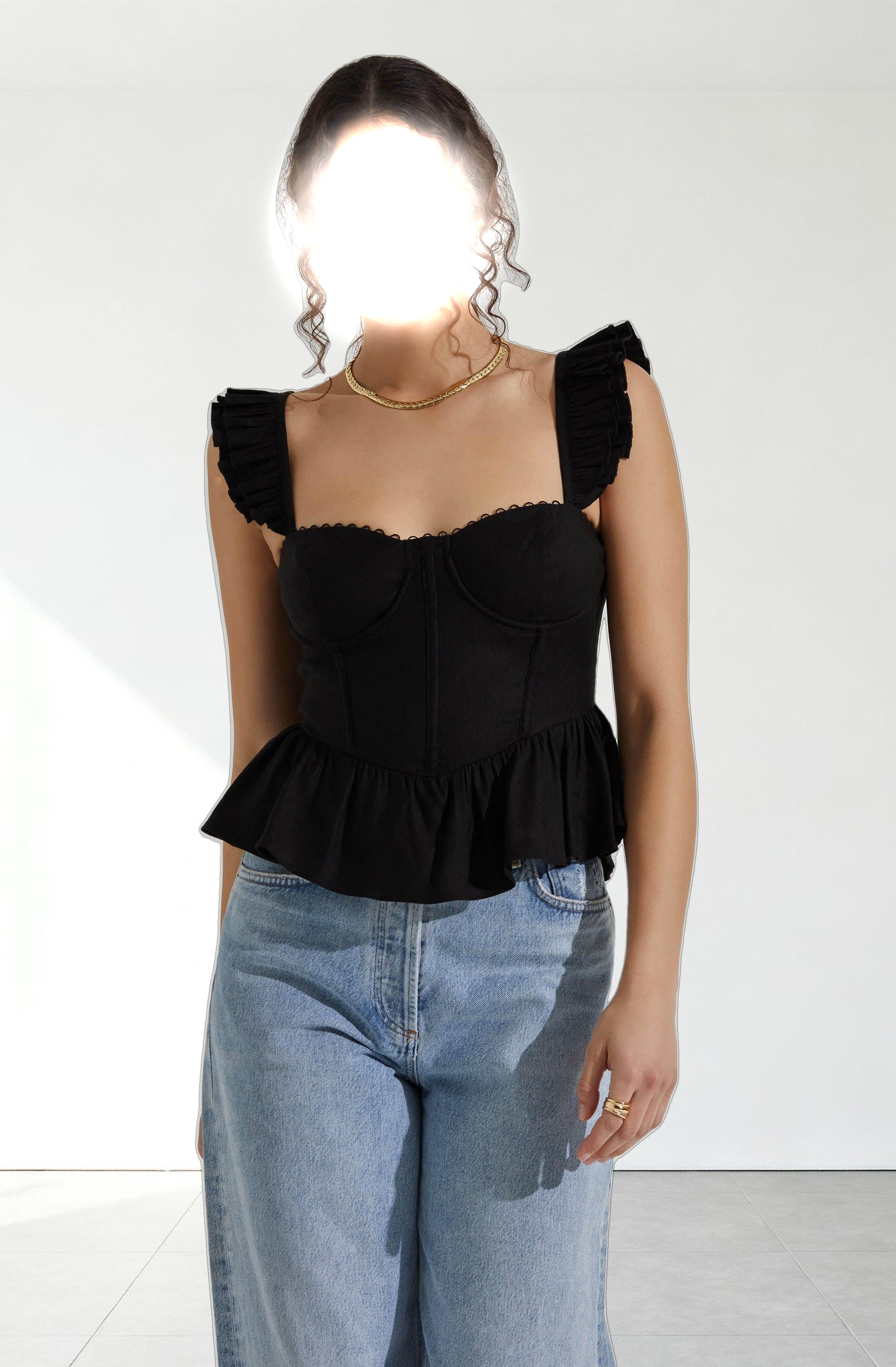Baylin Peplum Top