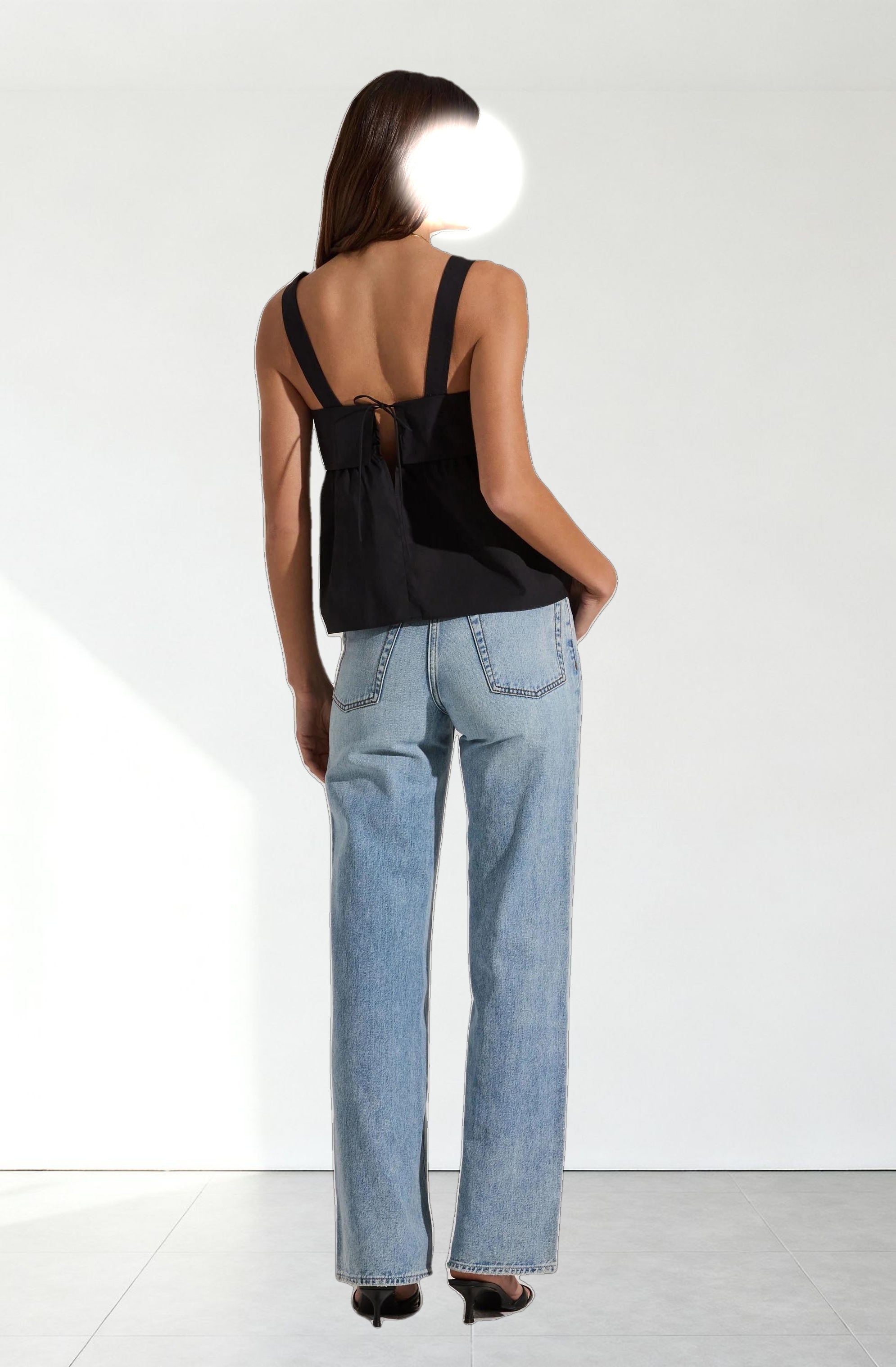 Square Neck Babydoll Top