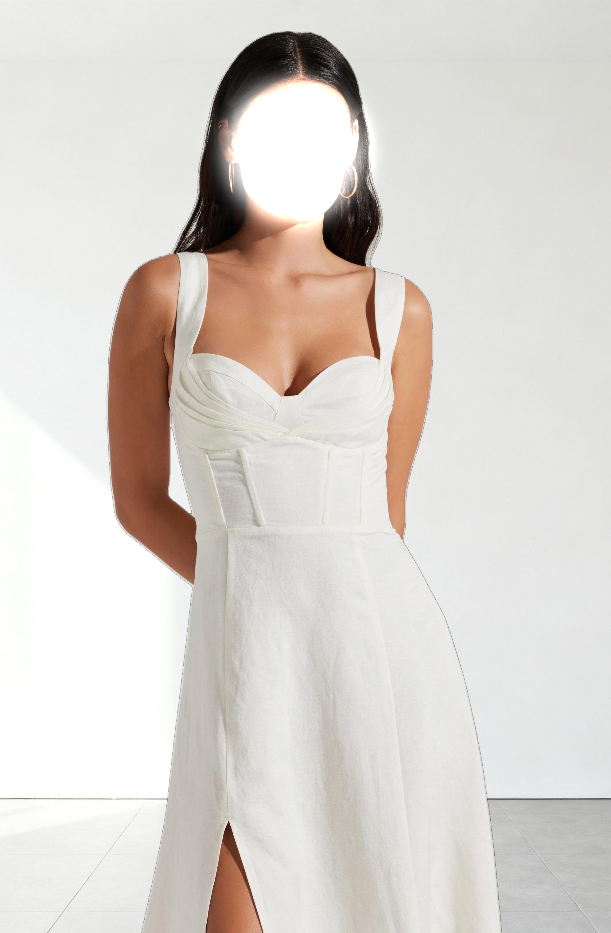 Estella Corset Midi Dress