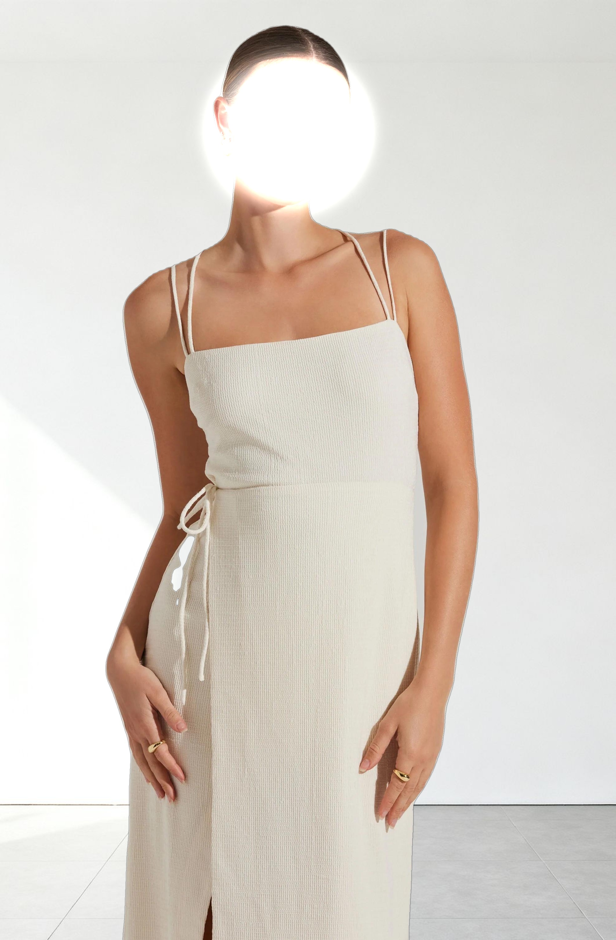 Brinda Wrap Midi Dress