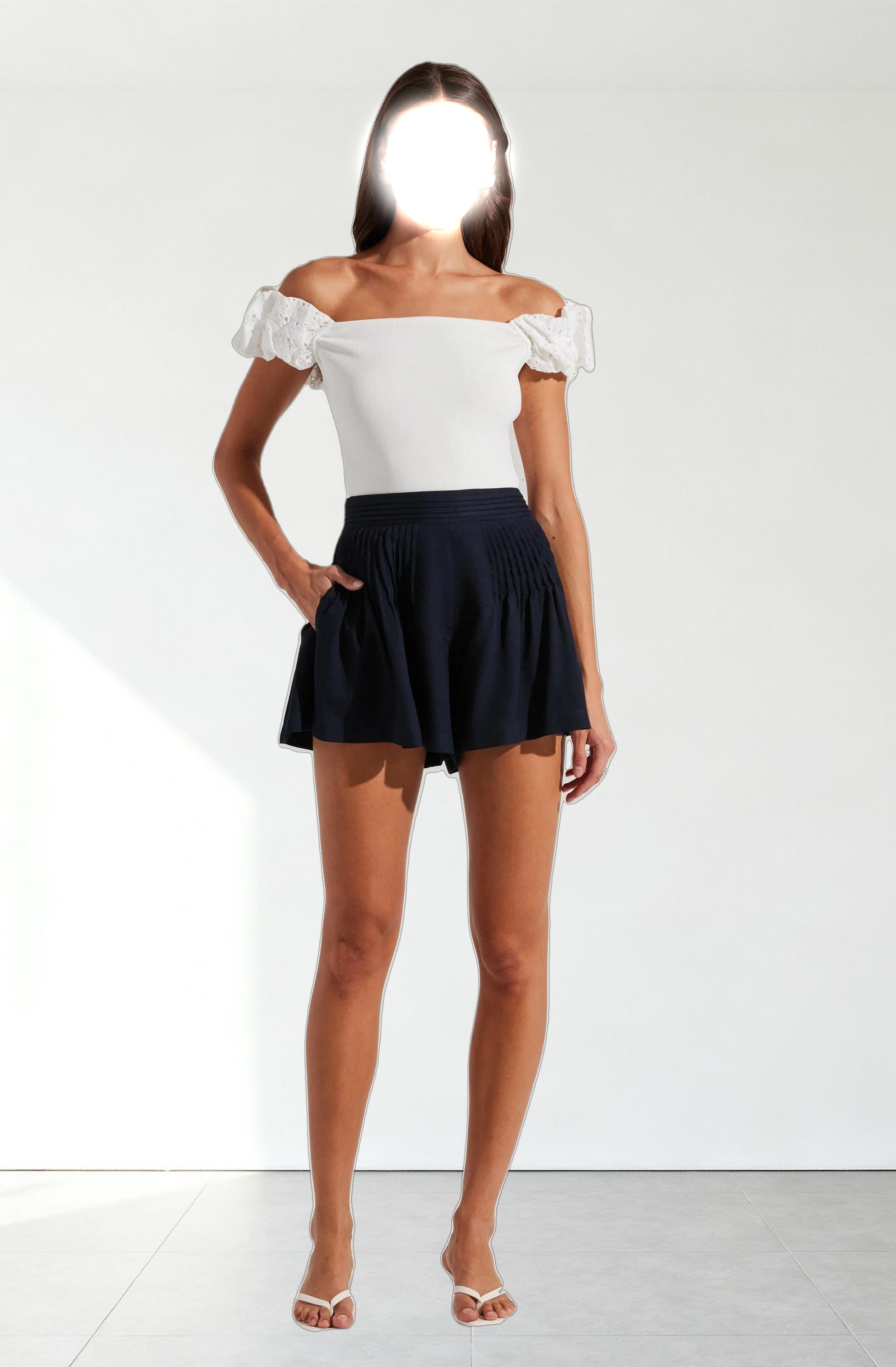 Ciro Linen-Blend Shorts