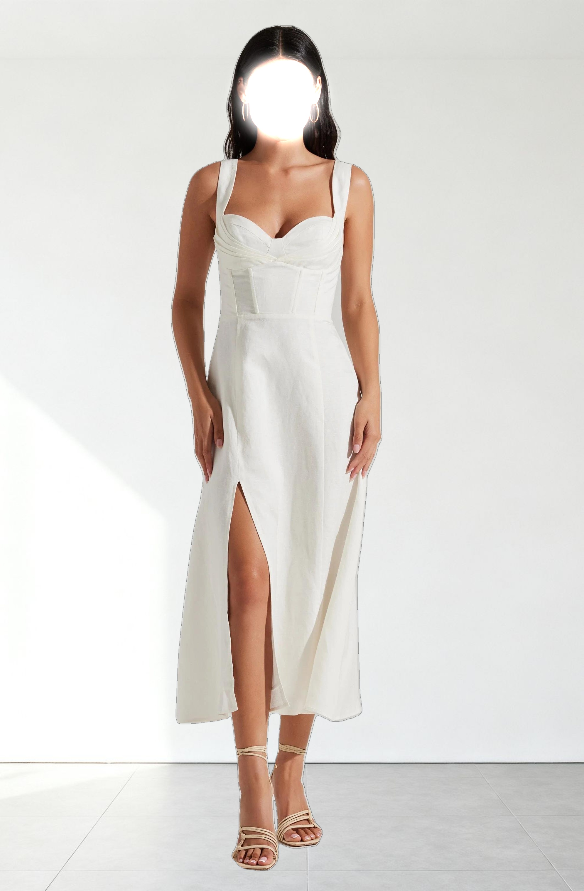 Estella Corset Midi Dress