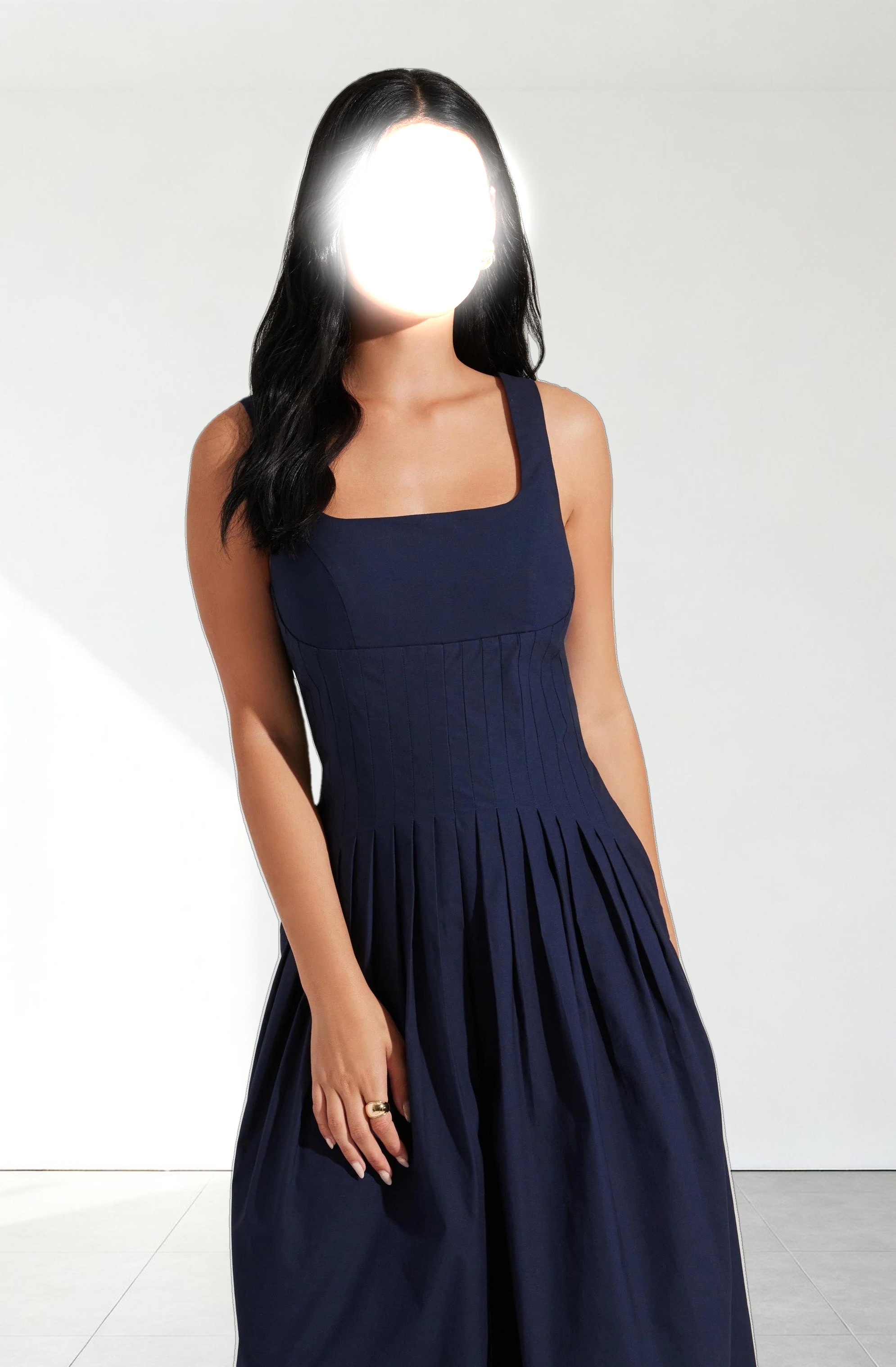 Aeryn Pleated Wide Leg Jumpsuit