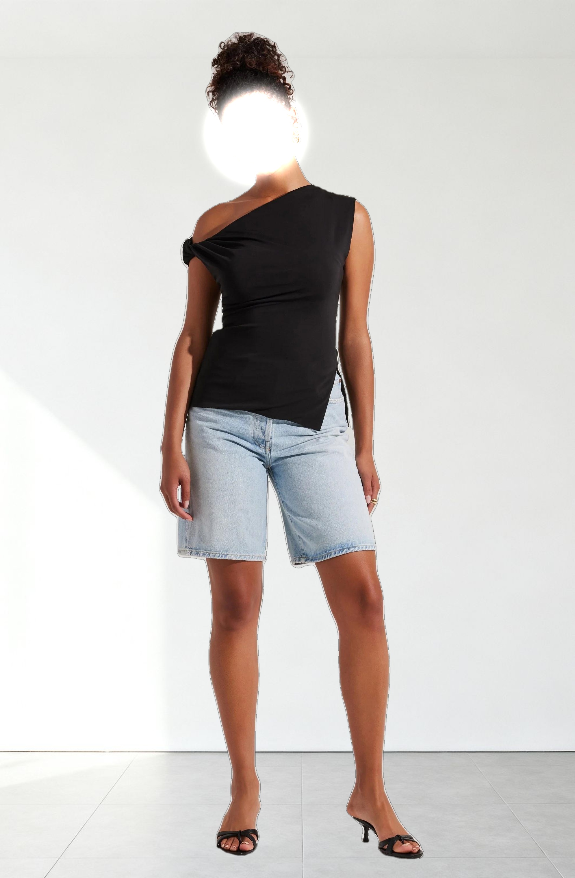 Aphra Twisted Off Shoulder Top