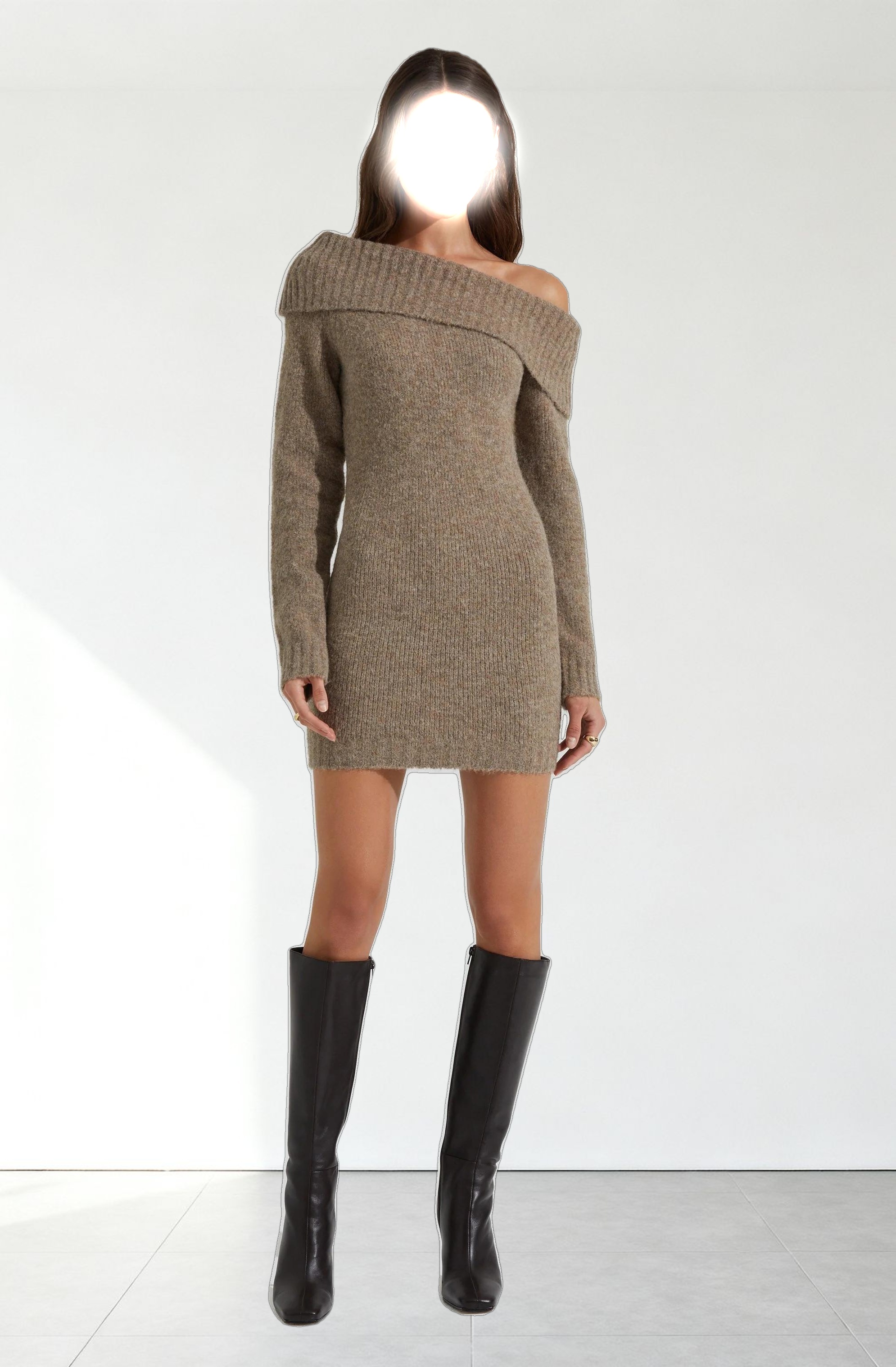 Leya Off Shoulder Sweater Dress