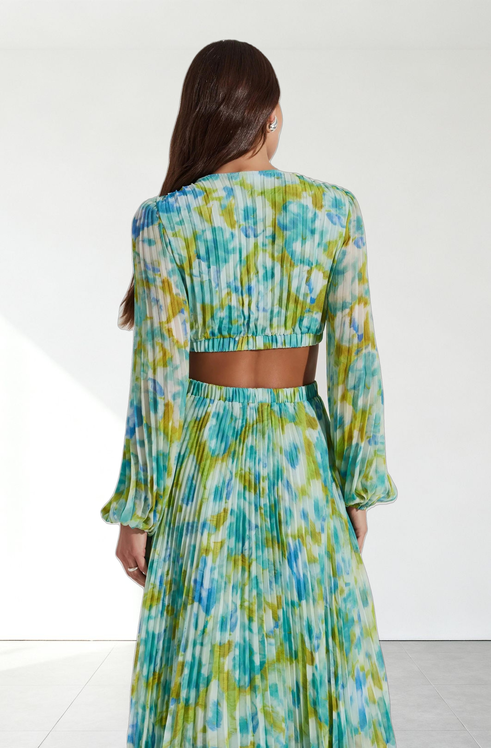 Revery Floral Long Sleeve Maxi Dress