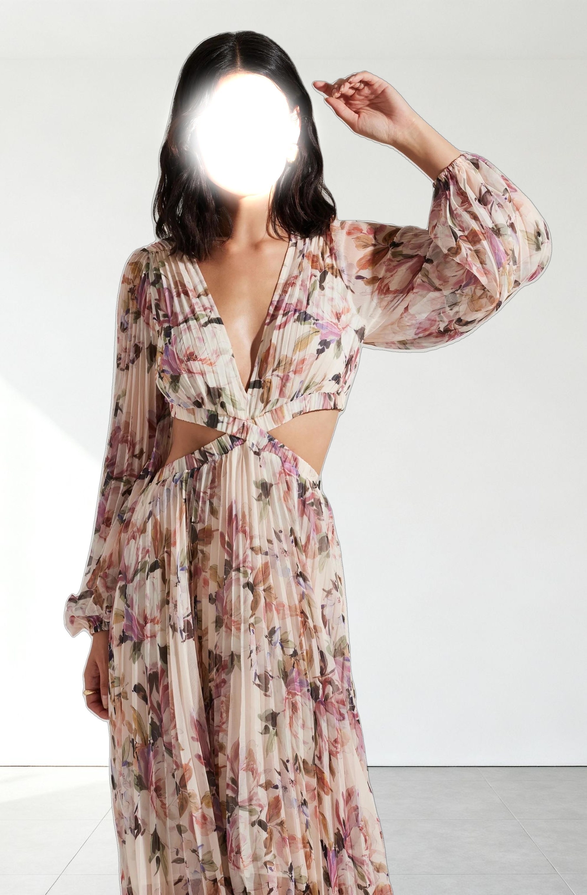 Revery Floral Long Sleeve Maxi Dress