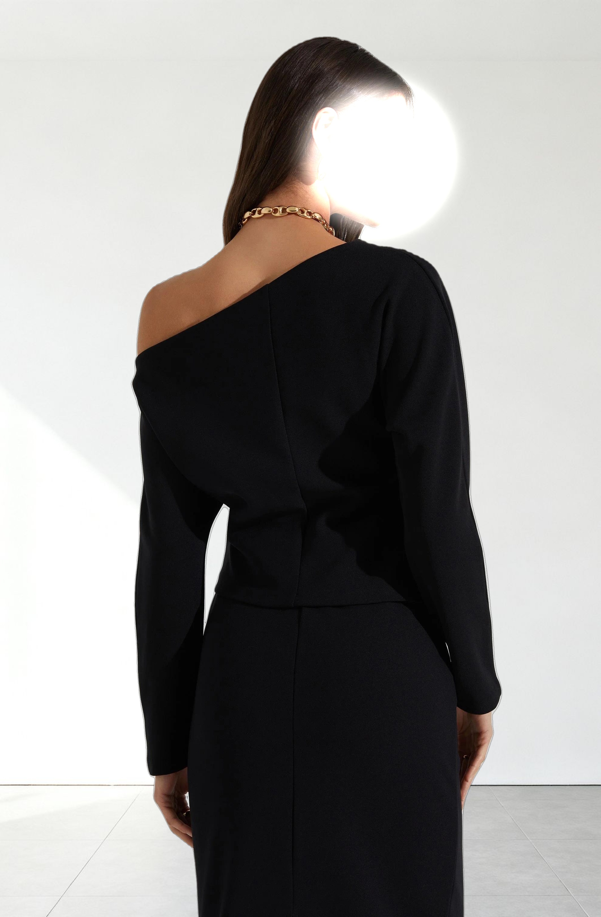 Kana Off Shoulder Asymmetric Top