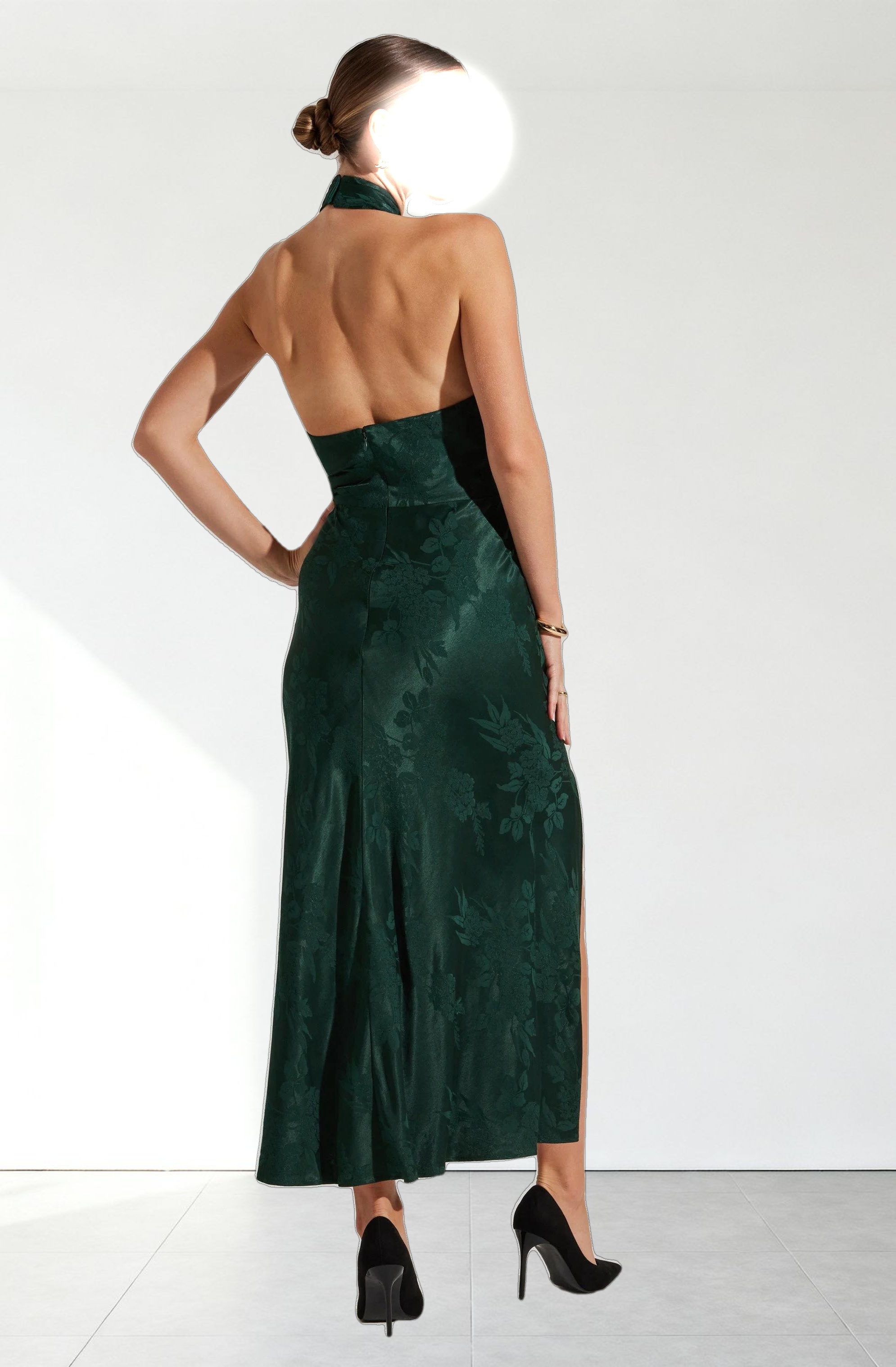 Marissa Halter Neck Midi Dress