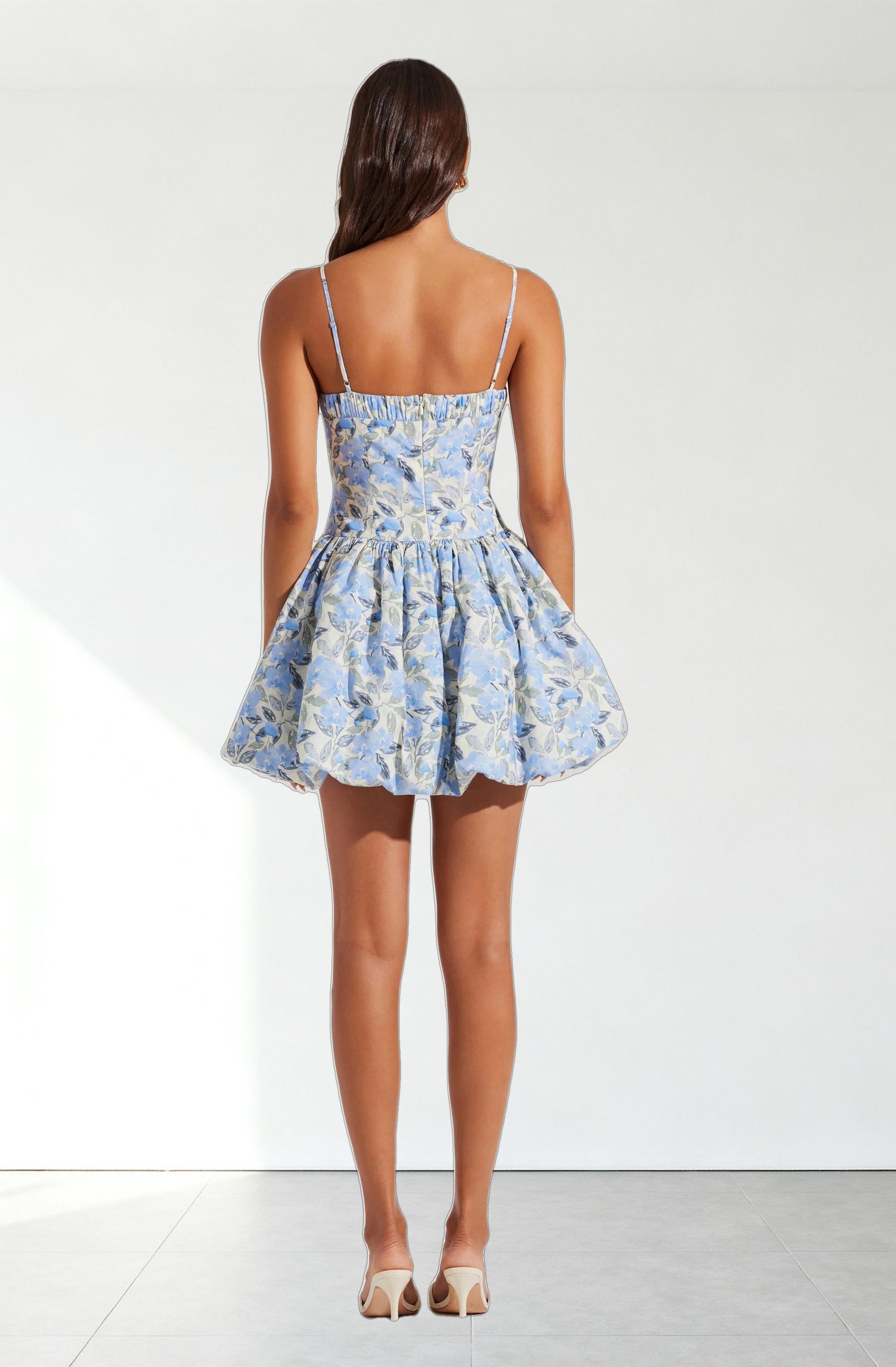 Larissa Floral Bubble Mini Dress