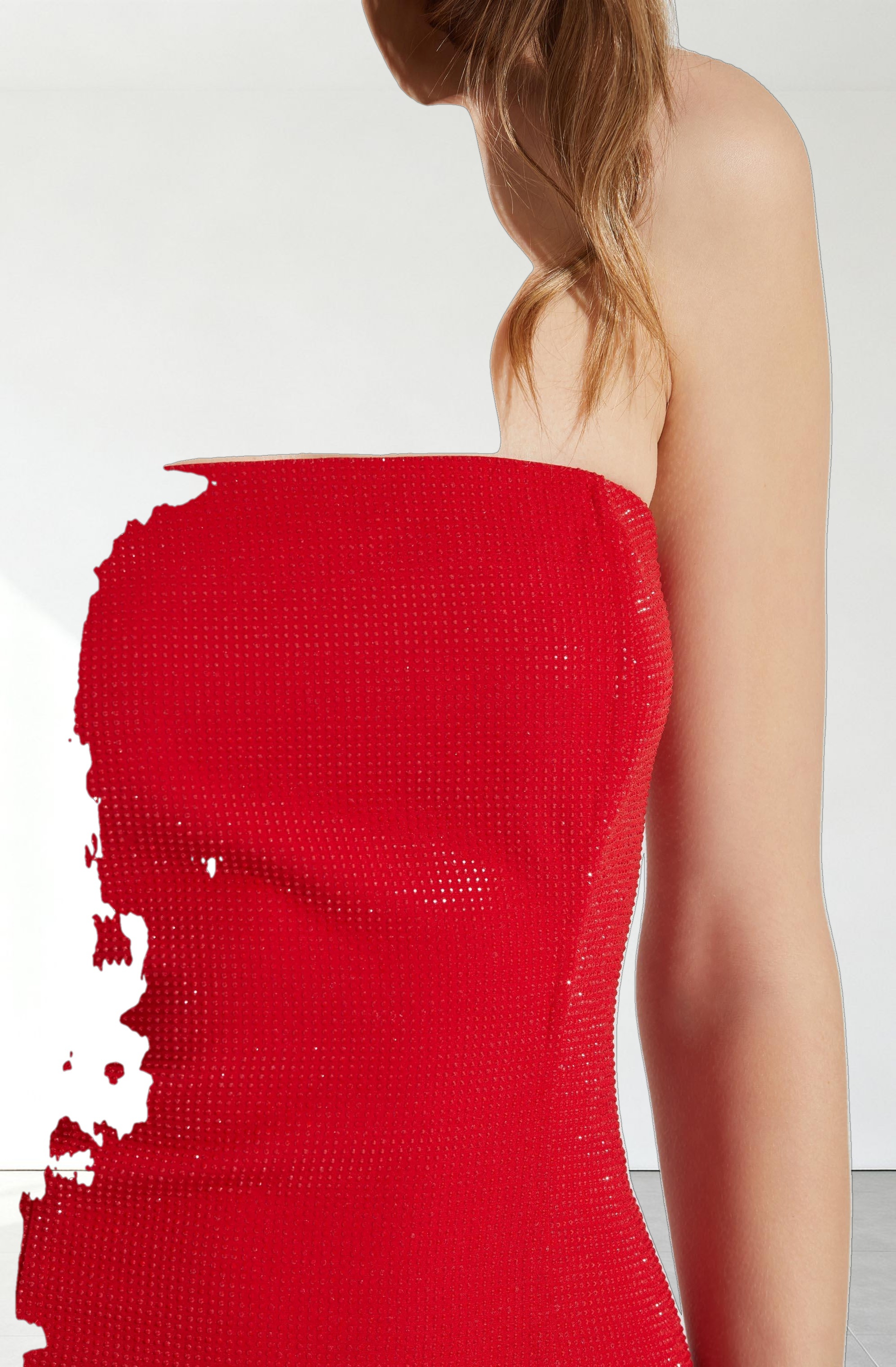 Mira Rhinestone Mini Dress