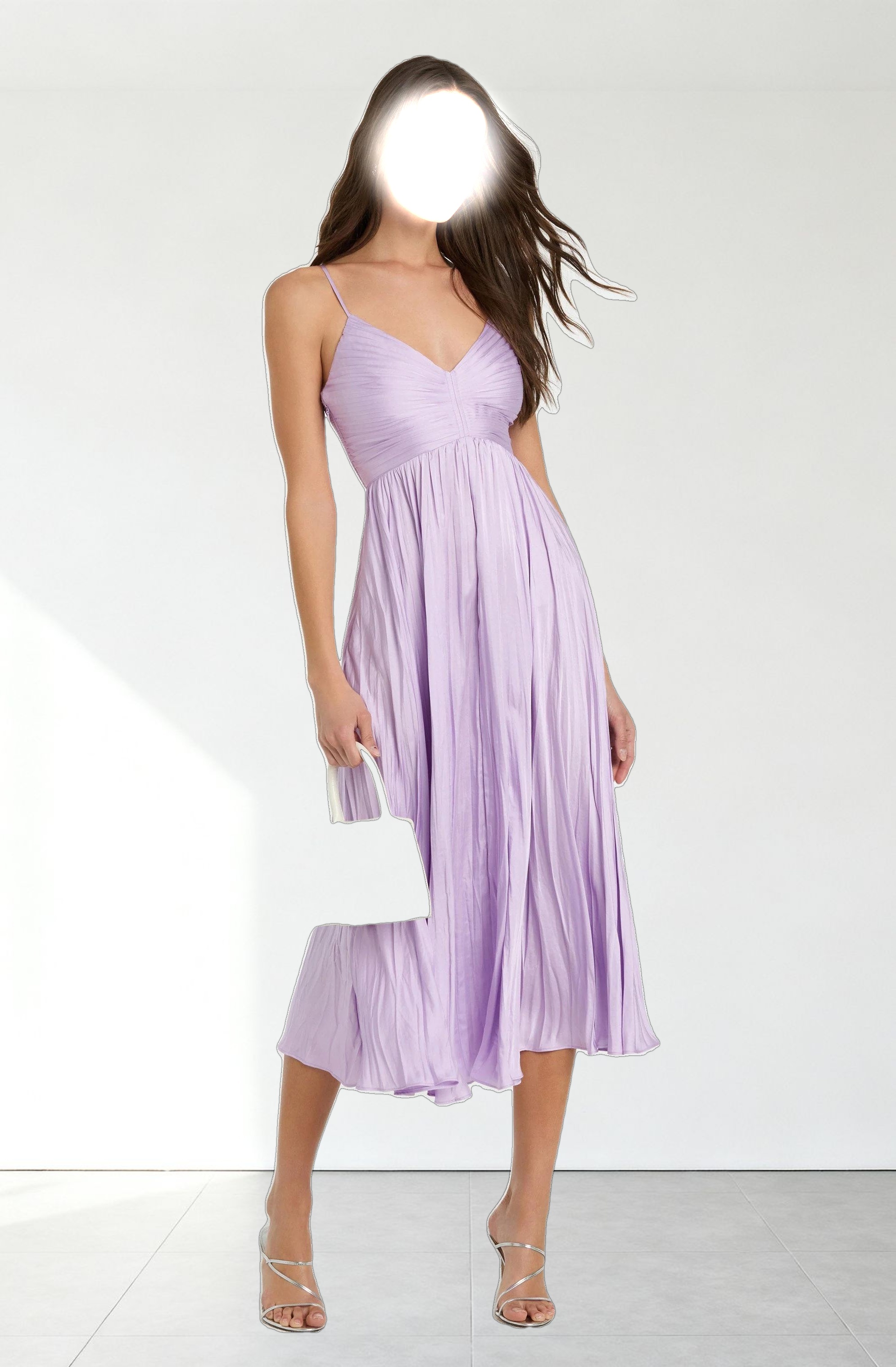 Maeve Pleated Midi Dress