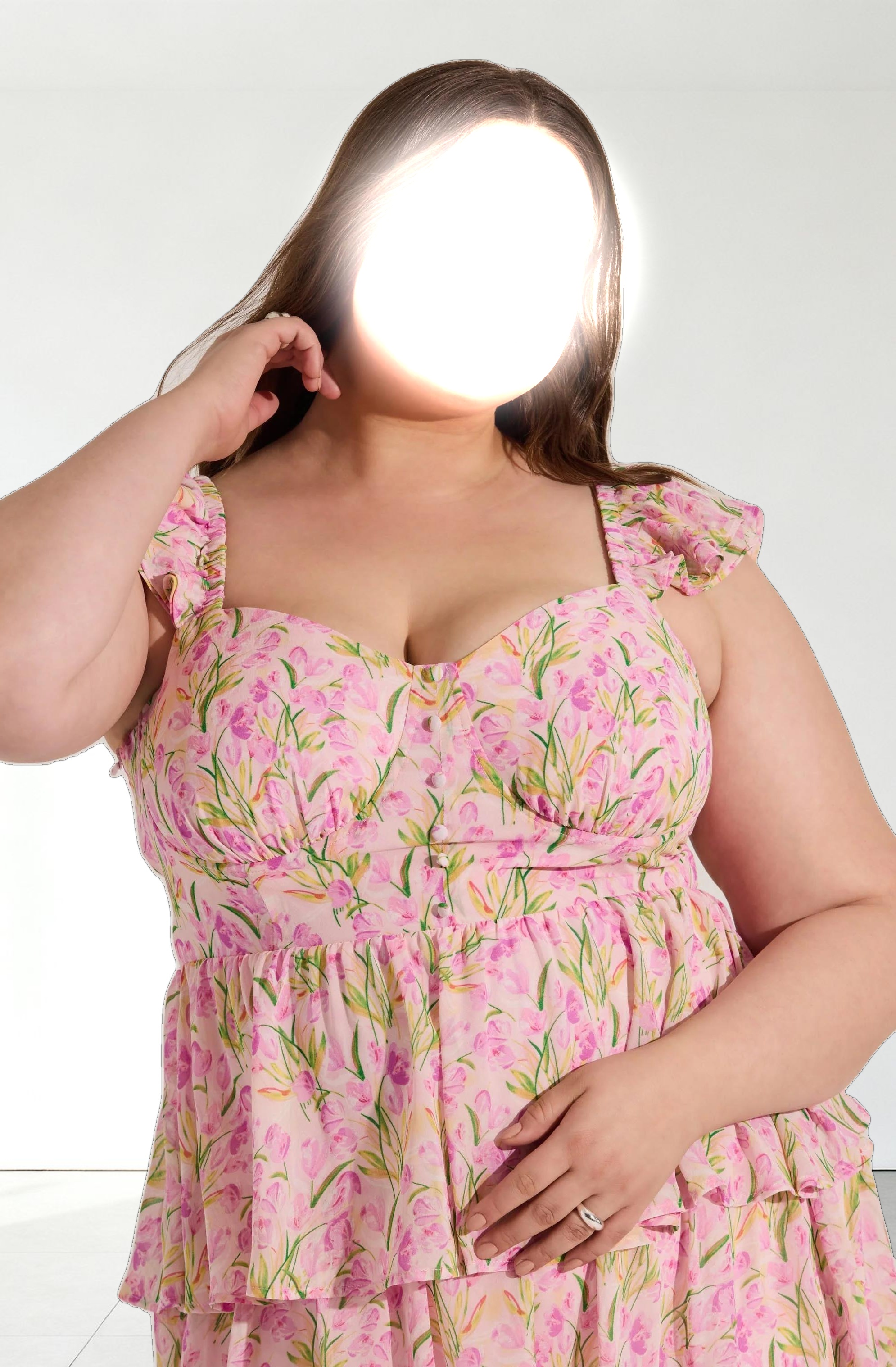 Midsummer Floral Tiered Maxi Dress