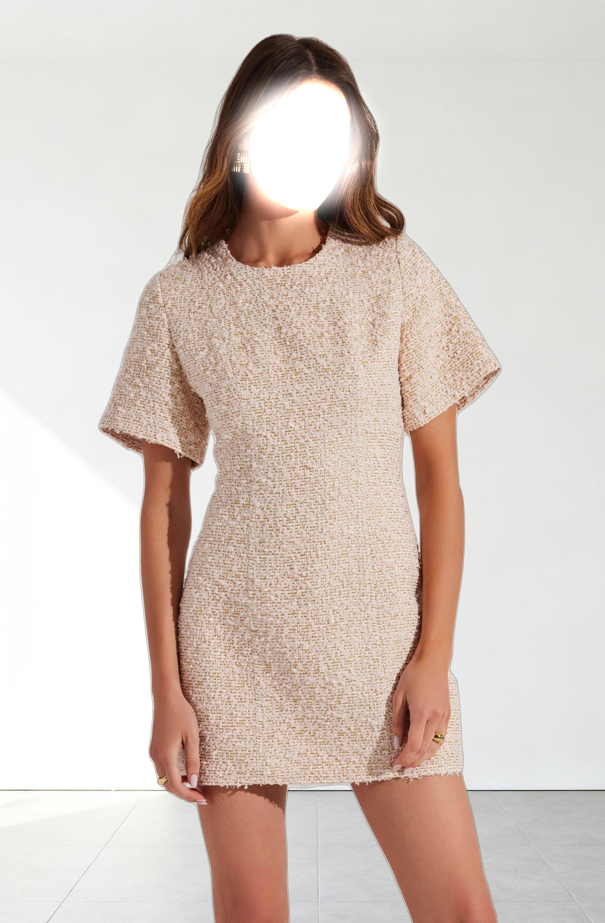 Portilla Tweed Mini Dress