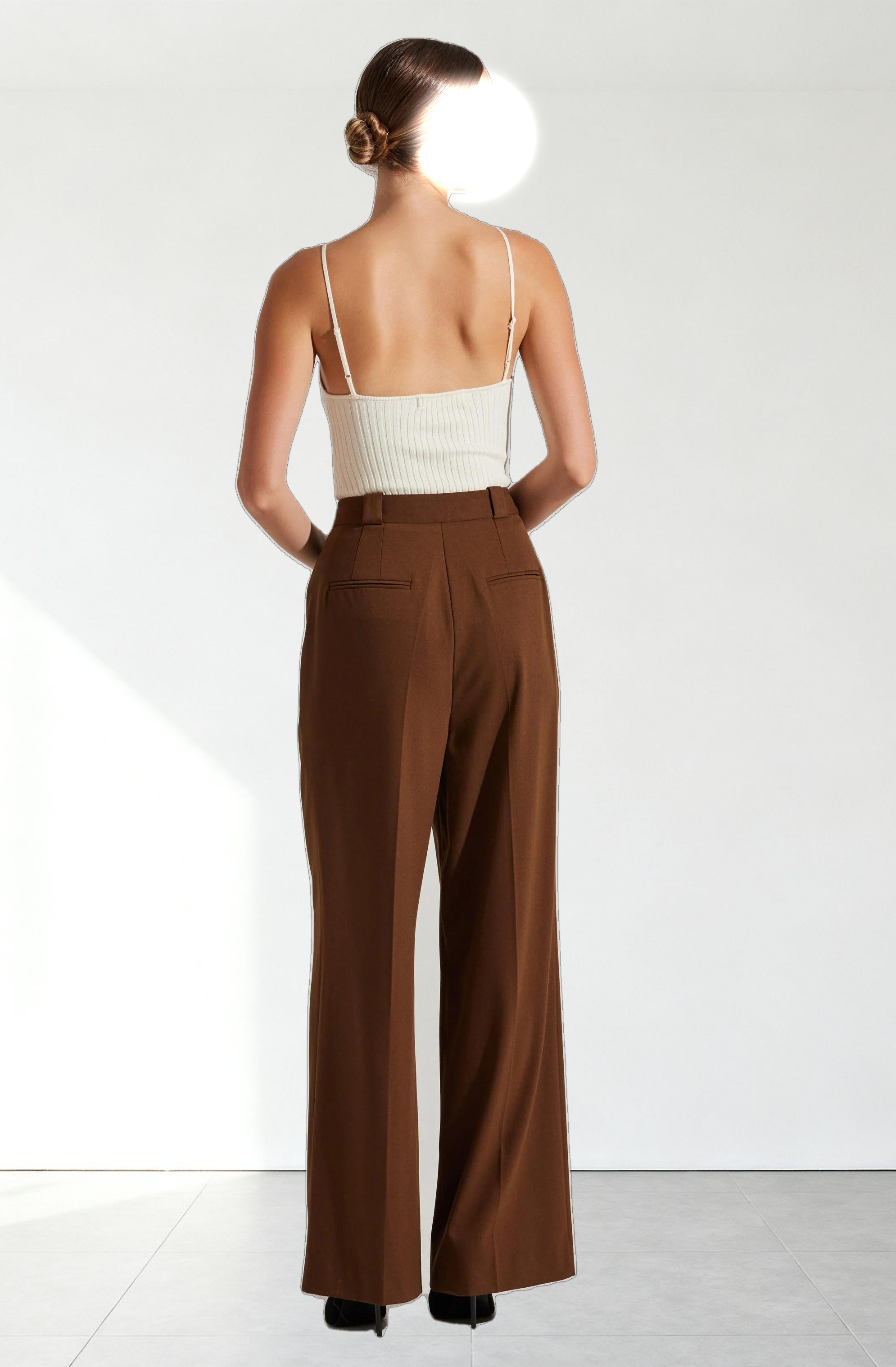 Jenini Ribbed High Neck Sweater