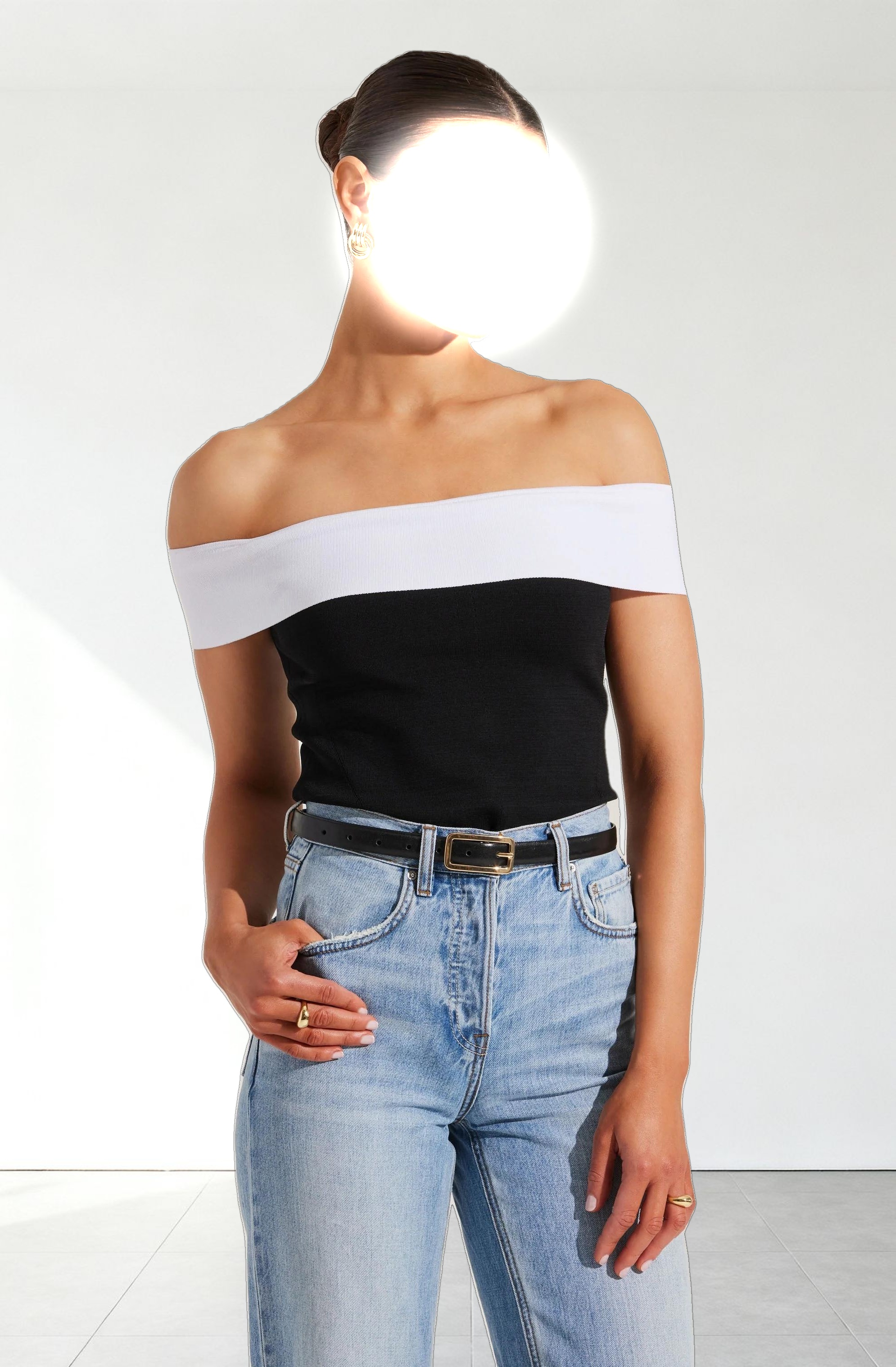 Rochelle Contrast Sweater Top