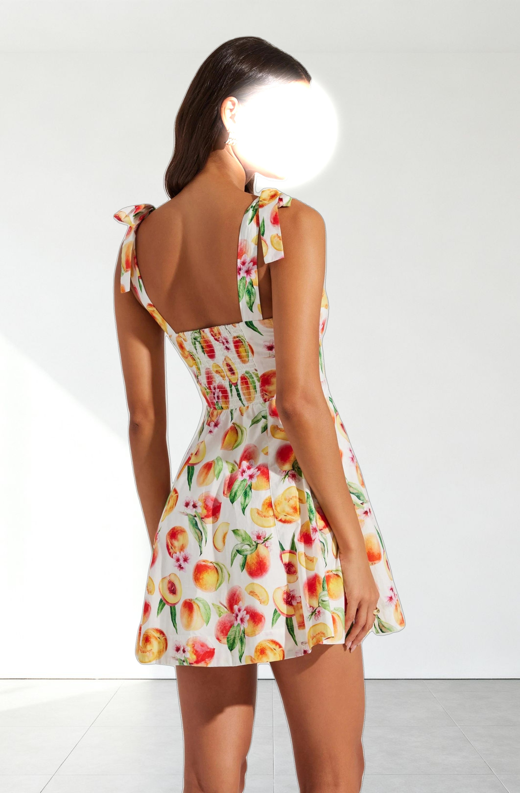 Tinesha Bow Strap Mini Dress