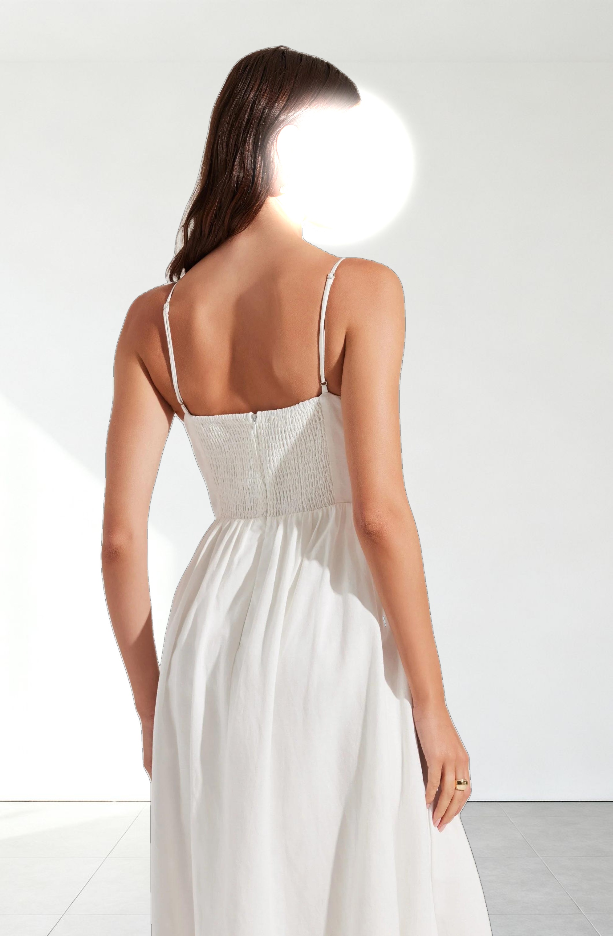 Kaidi Embroidered Midi Dress