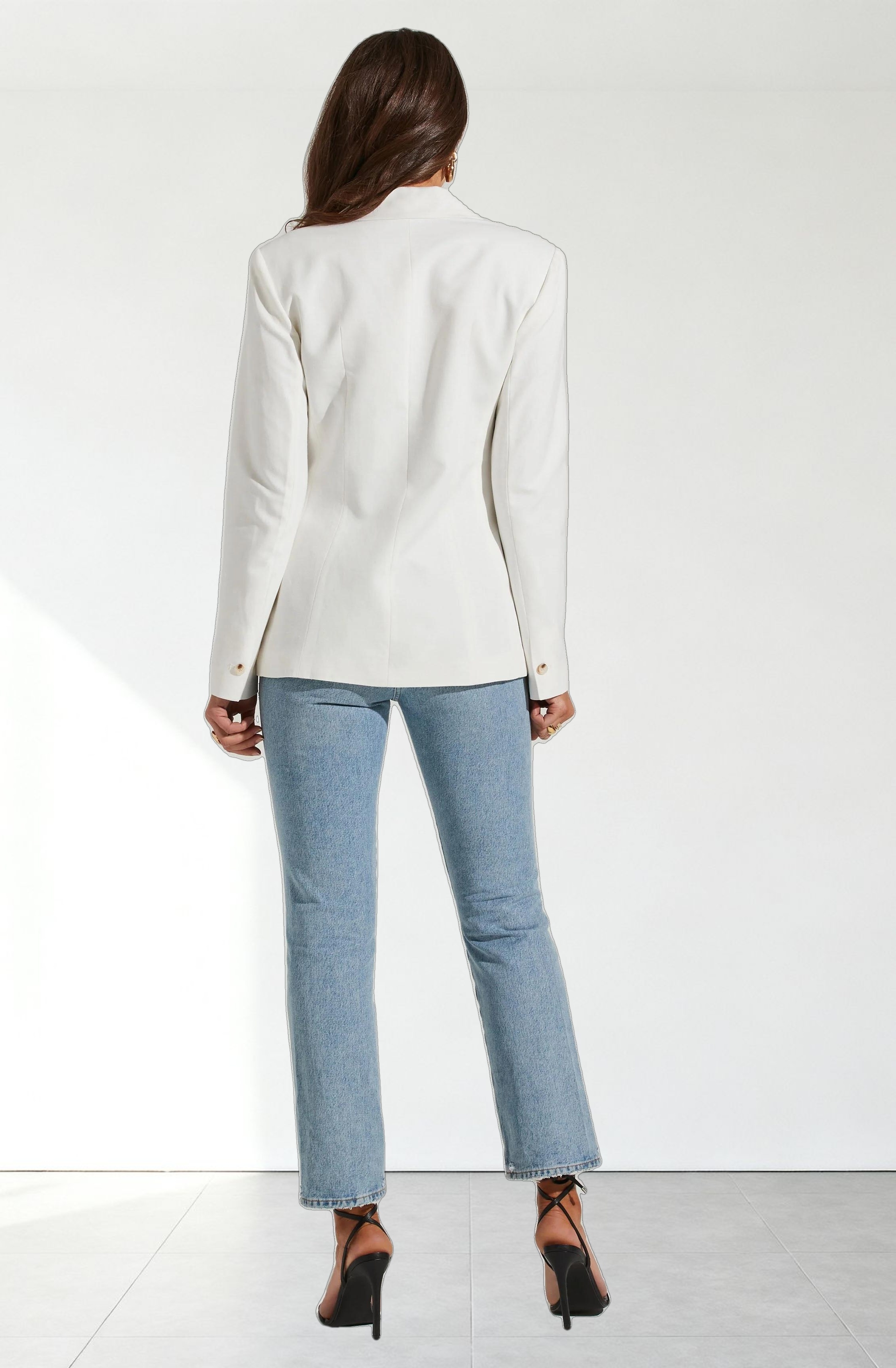 Fitted Buttoned Blazer