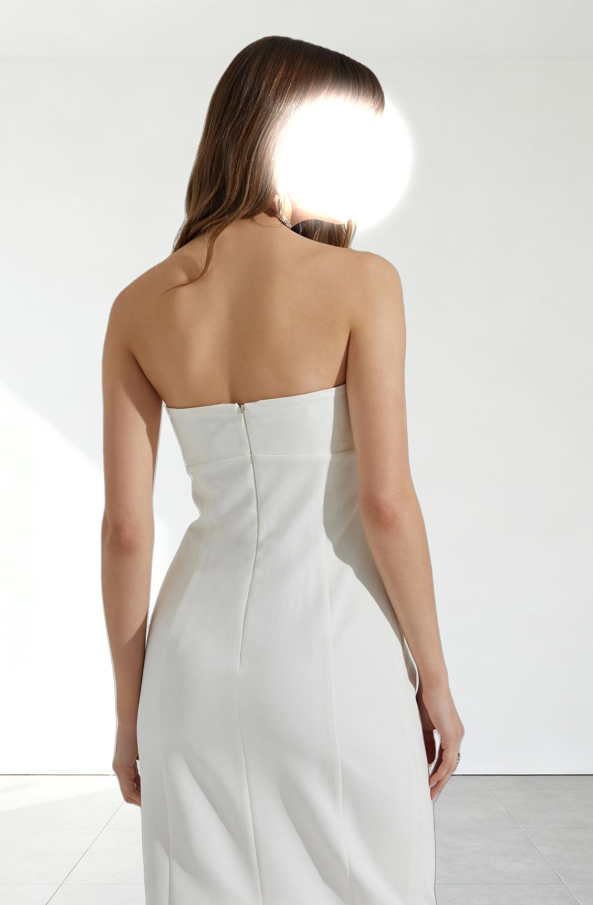 Camryn Embellished Strapless Midi Dress