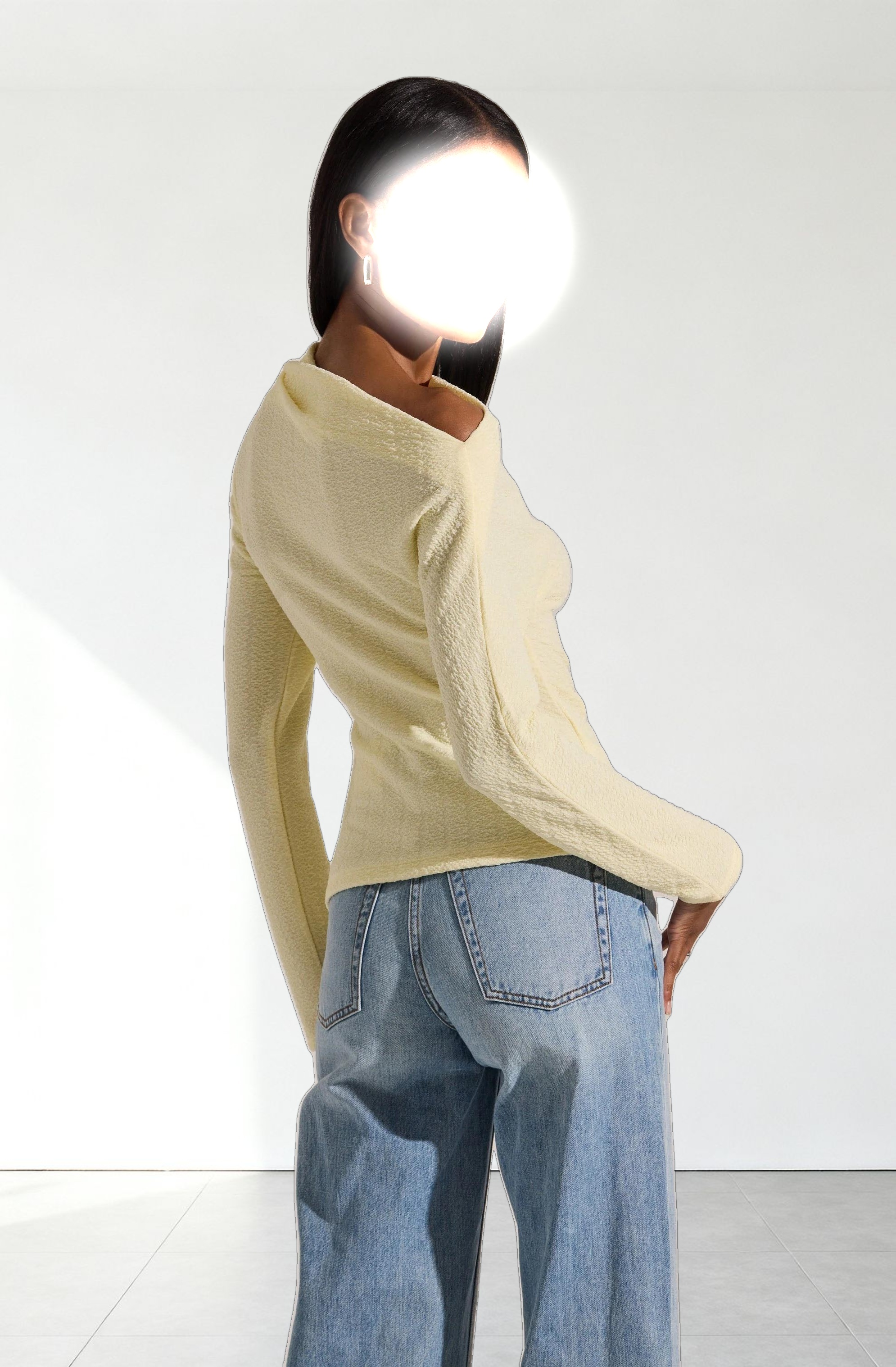 Textured Off Shoulder Top