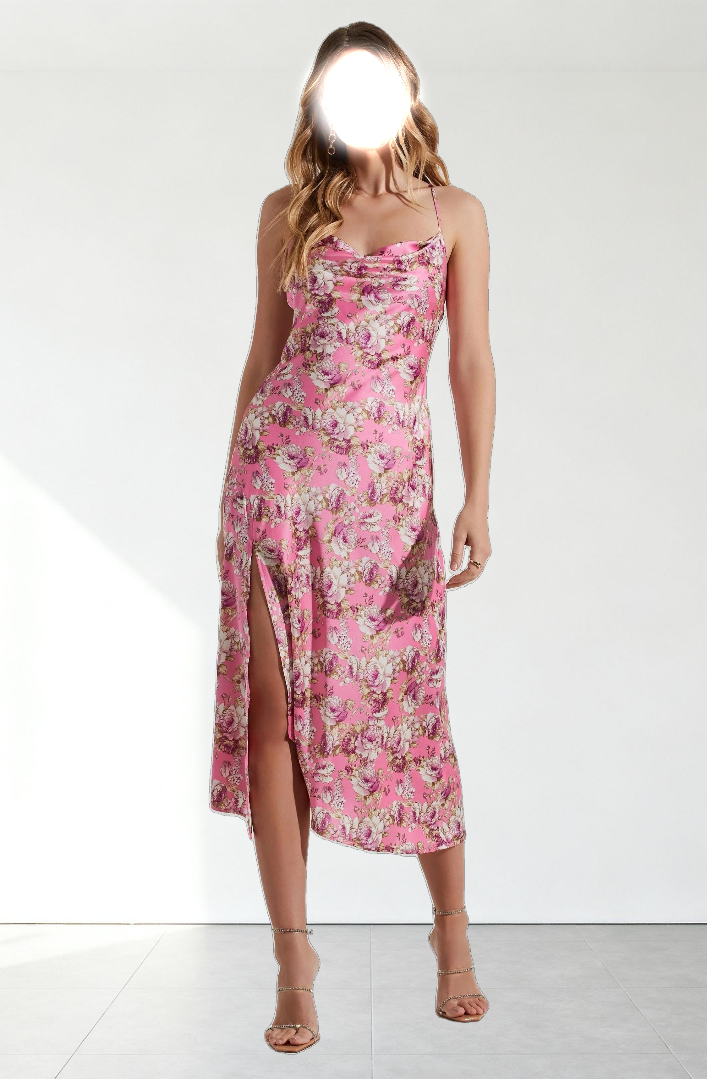 Gaia Floral Midi Dress