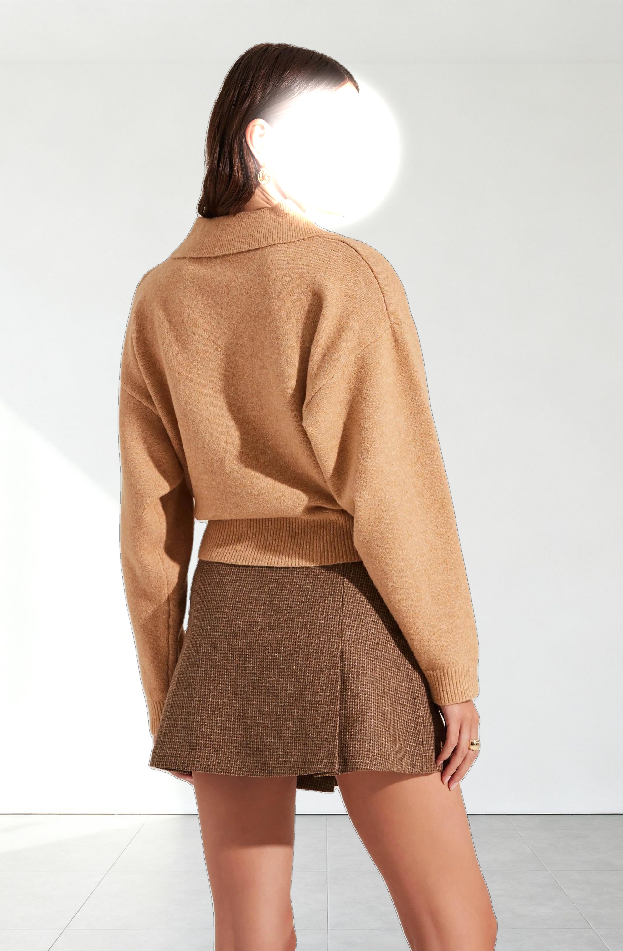 Long Sleeve Polo Sweater